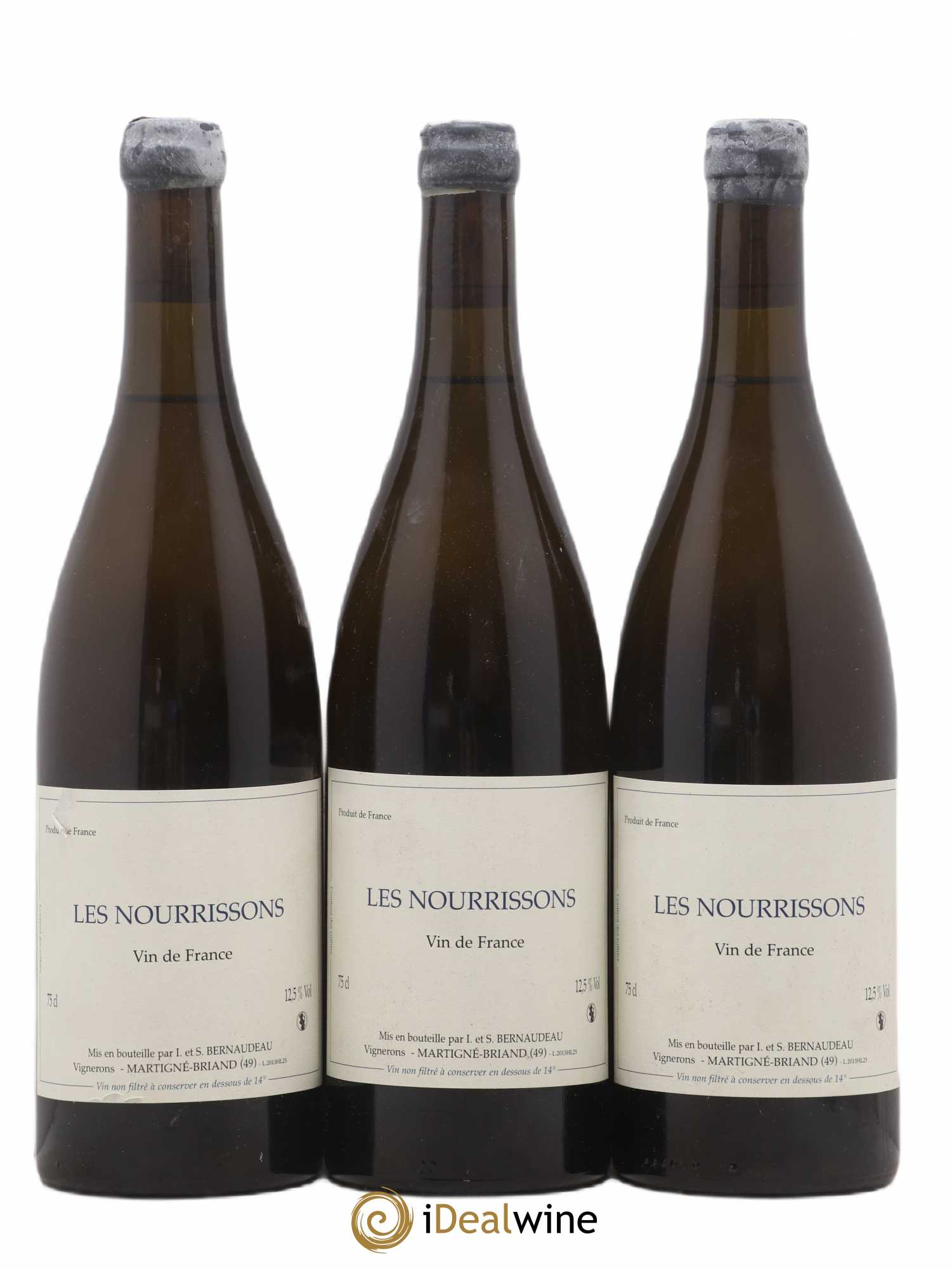 Vin de France Les Nourrissons Stéphane Bernaudeau 2013 - Lot de 3 bouteilles - 0
