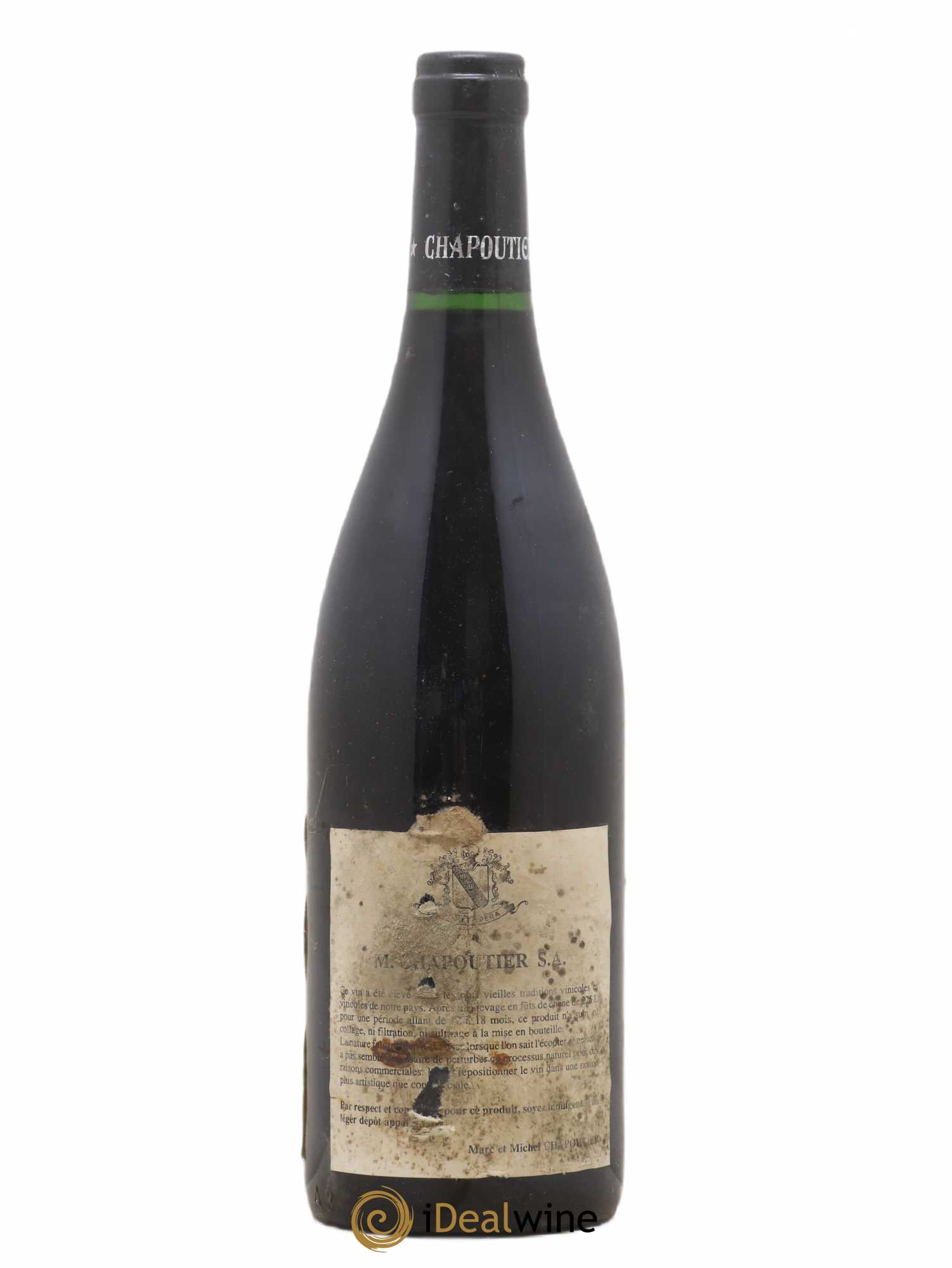 Hermitage Ermitage Le Pavillon Chapoutier 1989 - Lot de 1 bouteille - 1