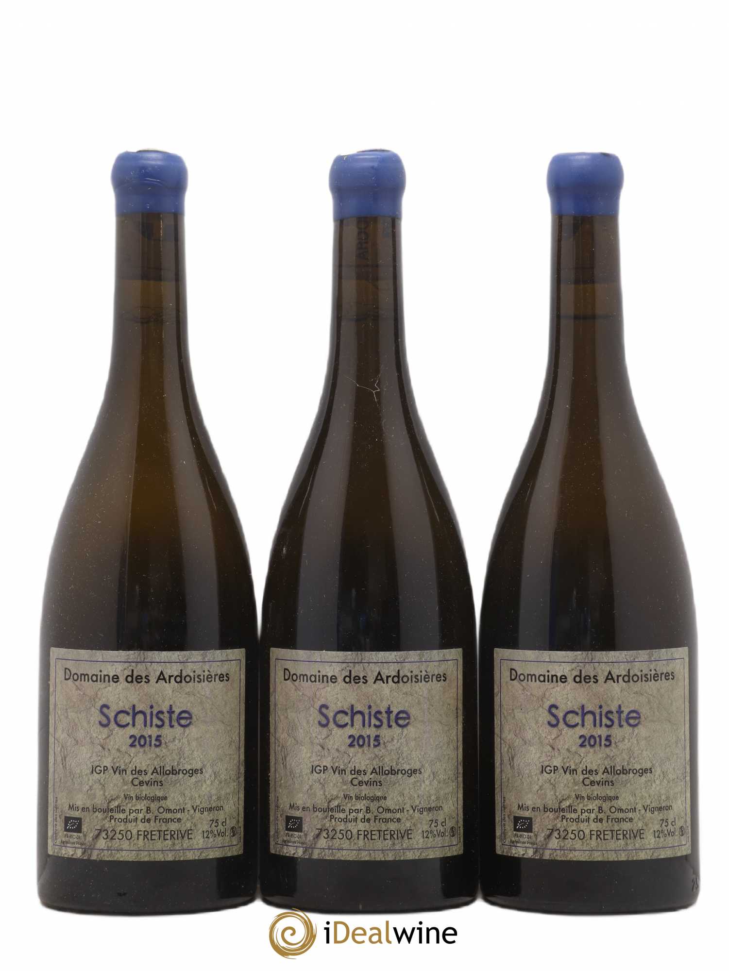 Vin des Allobroges Cevins Schiste Ardoisières (Domaine des) 2015 - Lot de 3 bouteilles - 0
