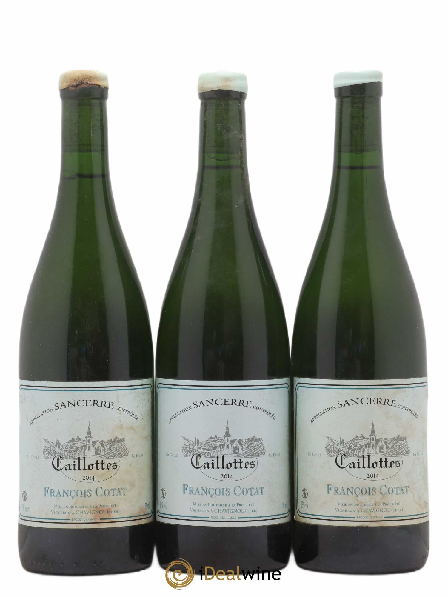 Sancerre Les Caillottes François Cotat 2014 - Posten von 3 Flaschen - 0