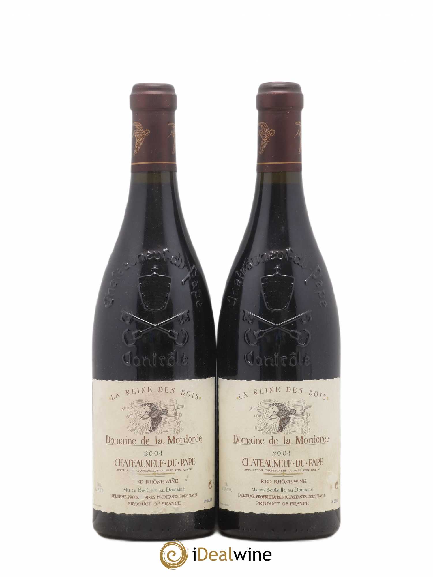 Châteauneuf-du-Pape Cuvée de la Reine des Bois La Mordorée (Domaine de) 2004 - Lot de 2 bouteilles - 0