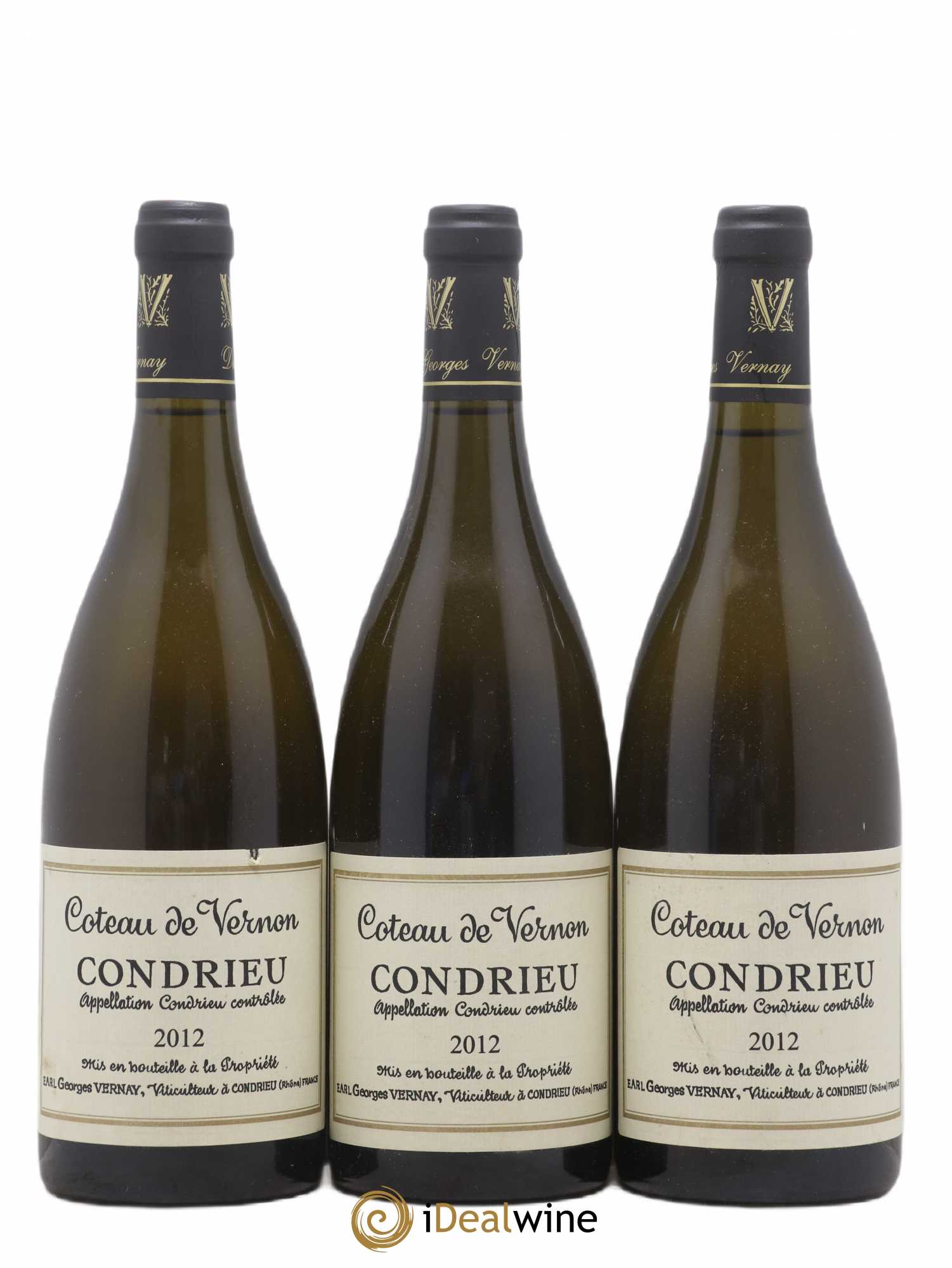 Condrieu Coteau de Vernon Georges Vernay 2012 - Lot de 3 bouteilles - 0