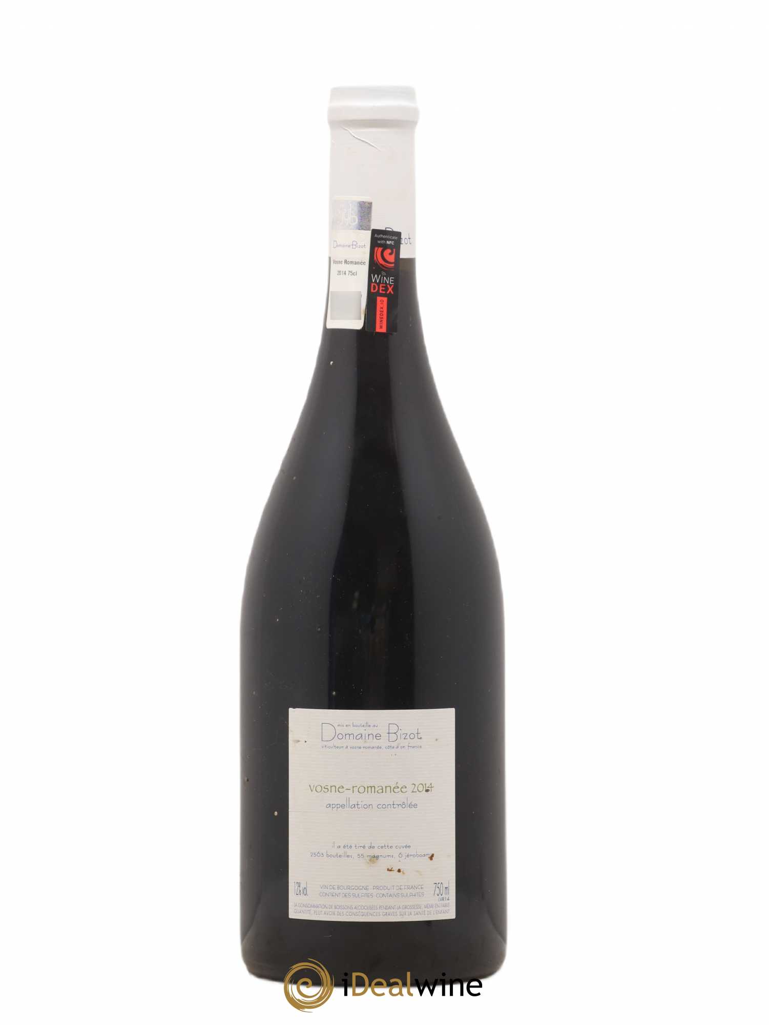 Vosne-Romanée Bizot (Domaine) 2014 - Lot de 1 bouteille - 1