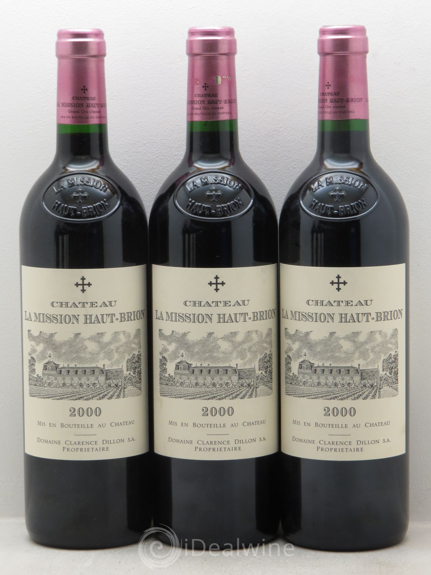 Château la Mission Haut-Brion Cru Classé de Graves 2000 - Lot de 6 bouteilles - 1