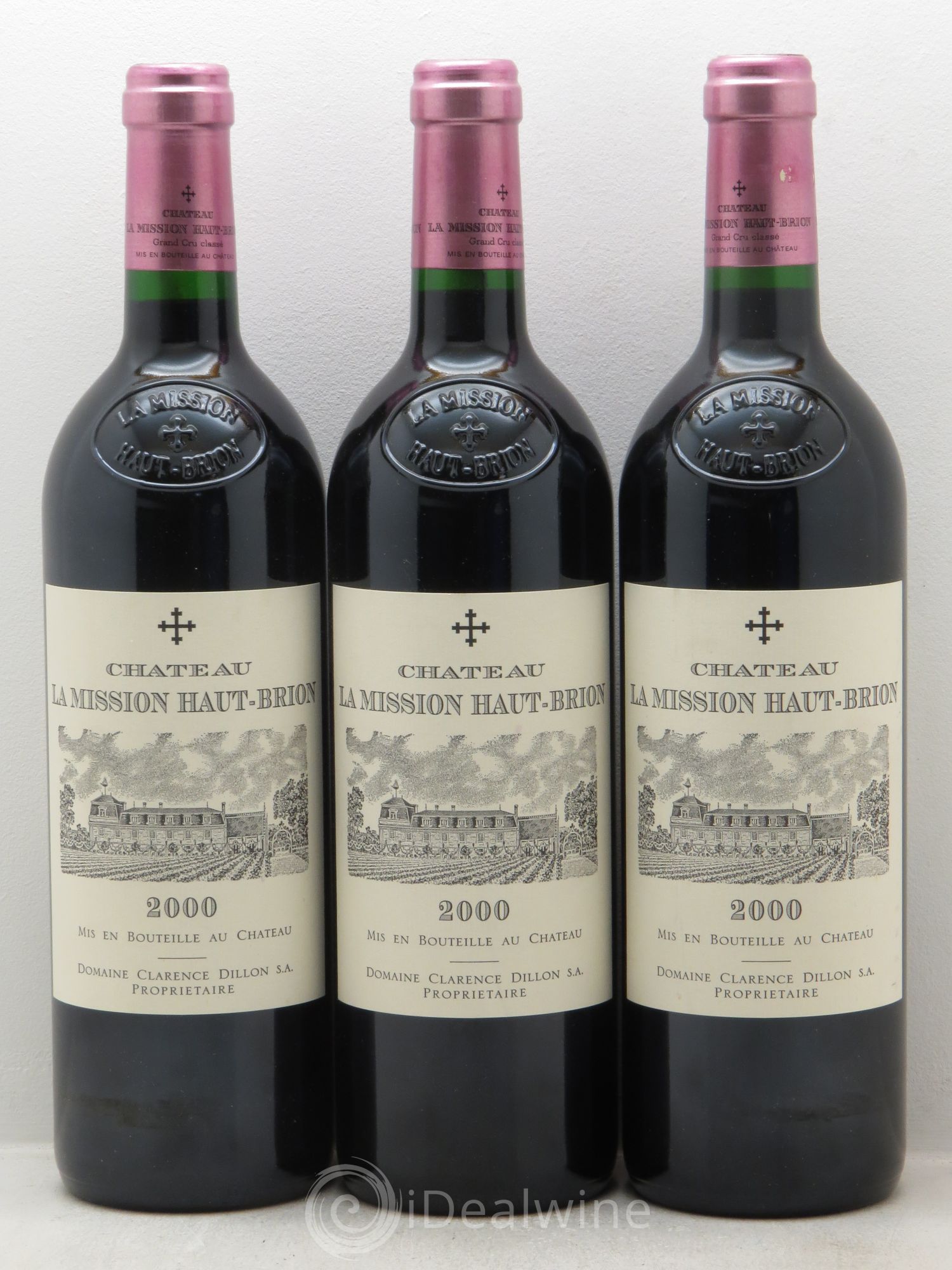 Château la Mission Haut-Brion Cru Classé de Graves 2000 - Lot de 6 bouteilles - 2