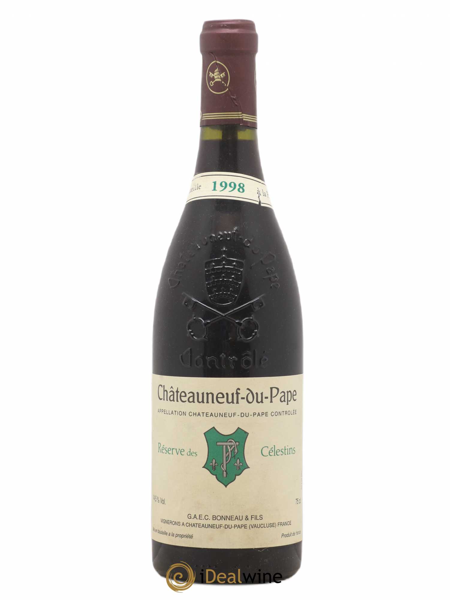 Châteauneuf-du-Pape Réserve des Célestins Henri Bonneau & Fils 1998 - Lot de 1 bouteille - 0