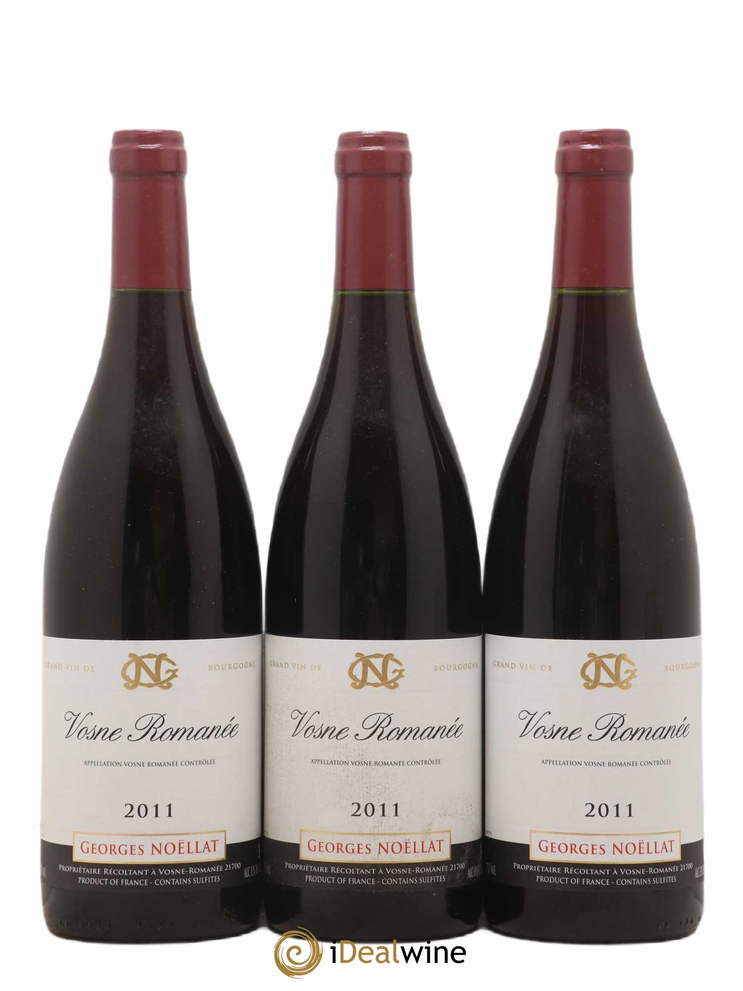 Vosne-Romanée Georges Noëllat (Domaine) 2011 - Lot de 3 bouteilles - 0