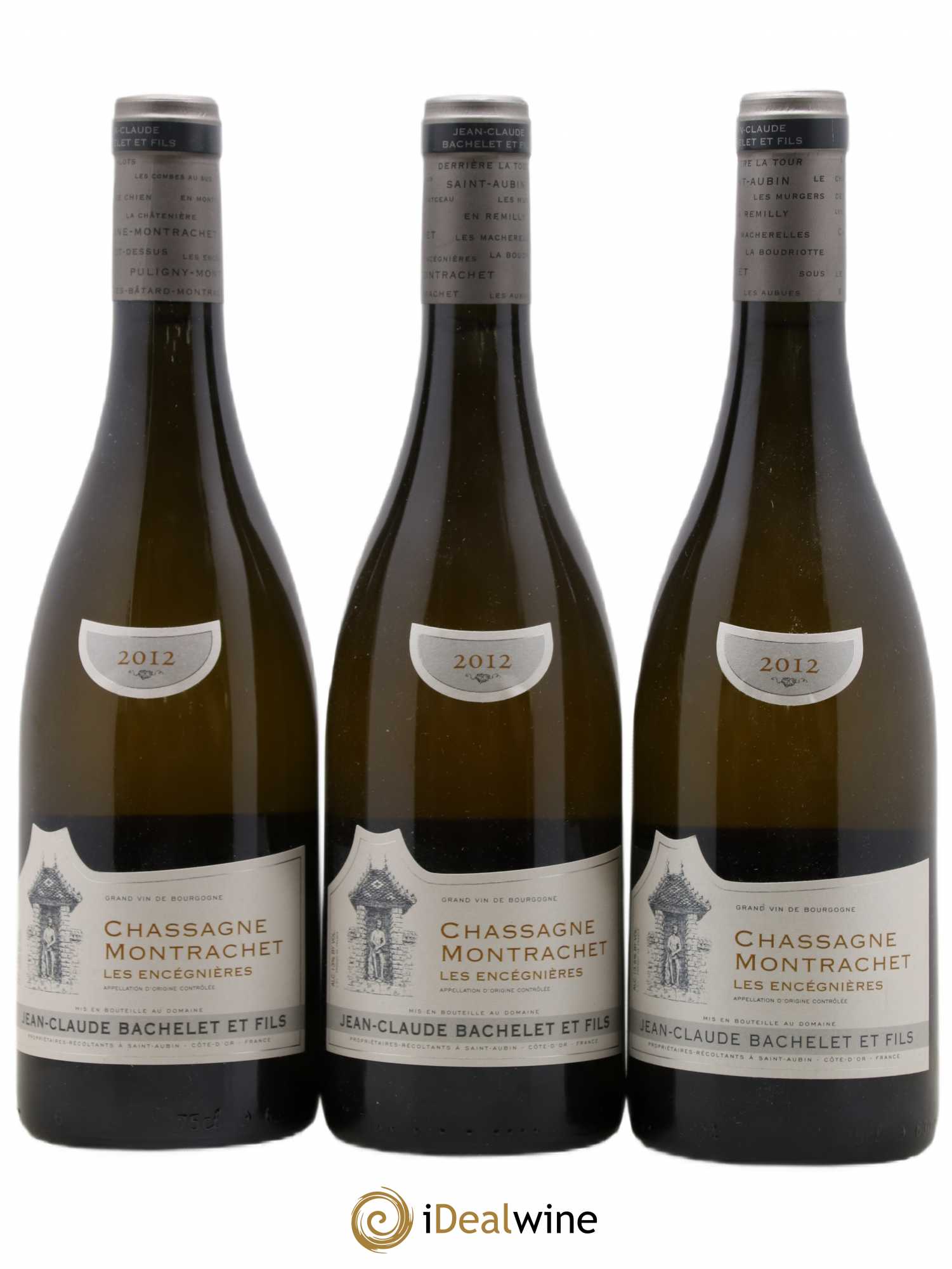 Chassagne-Montrachet Les Encégnières Jean-Claude Bachelet (Domaine) 2012 - Lot de 3 bouteilles - 0