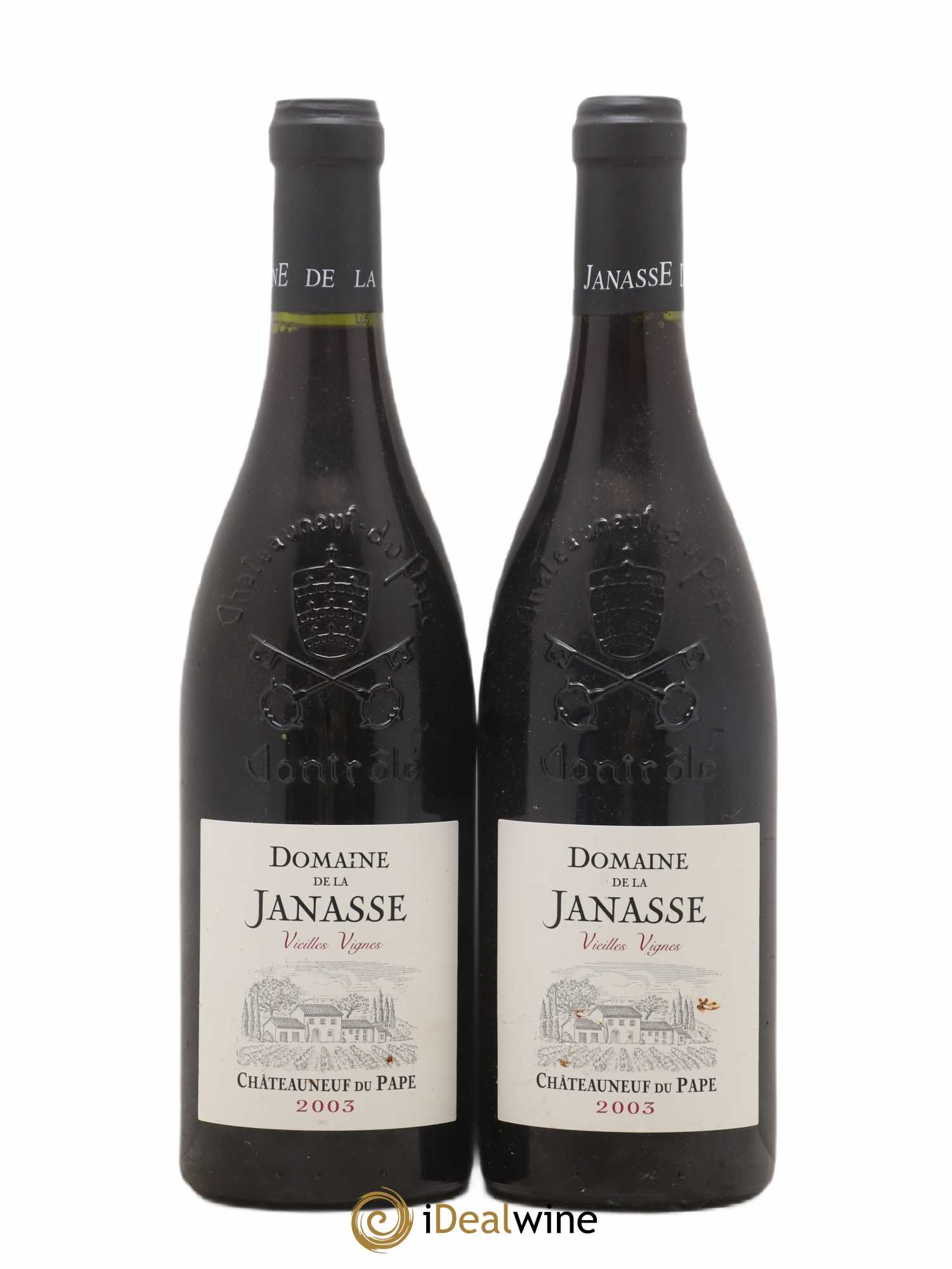 Châteauneuf-du-Pape Cuvée Vieilles Vignes La Janasse (Domaine de) 2003 - Lot de 2 bouteilles - 0