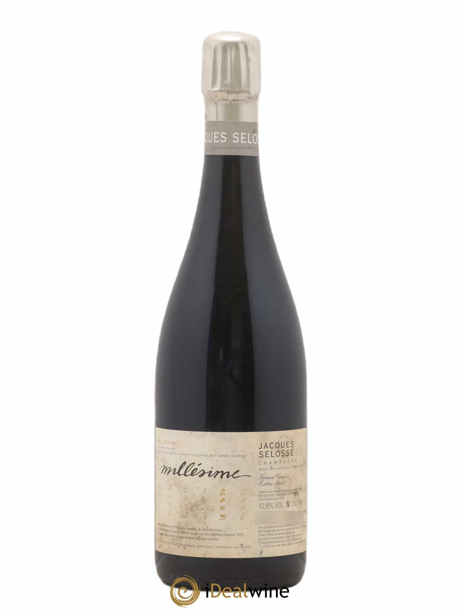 Blanc de Blancs Millésimé Jacques Selosse 2005 - Lot de 1 bouteille - 0