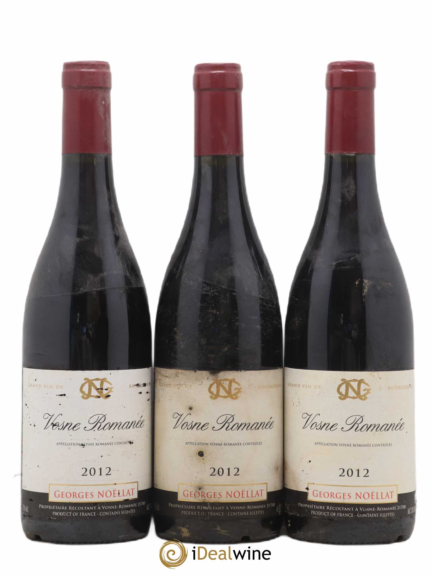 Vosne-Romanée Georges Noëllat (Domaine) 2012 - Lot de 3 bouteilles - 0