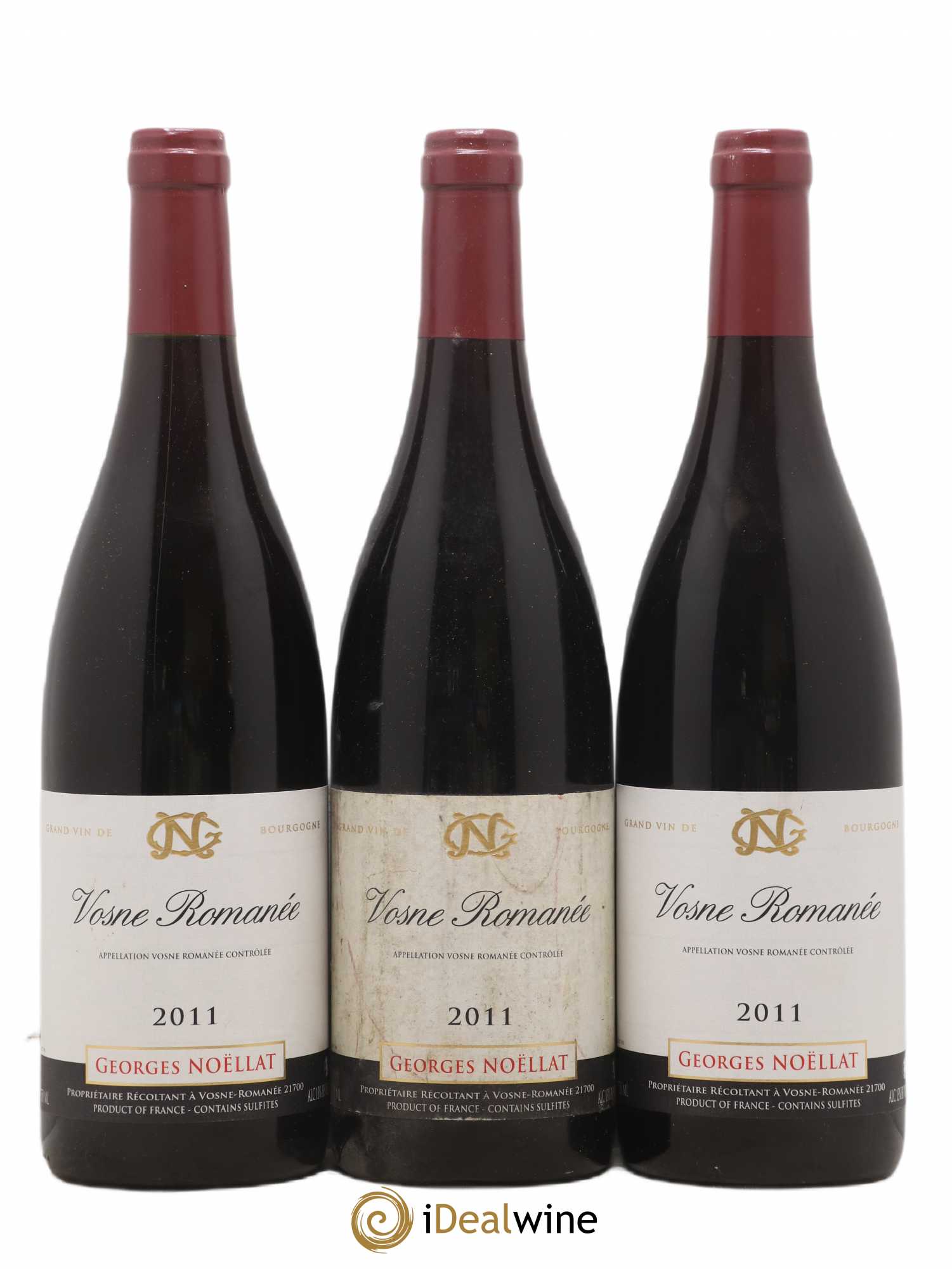 Vosne-Romanée Georges Noëllat (Domaine) 2011 - Lot de 3 bouteilles - 0