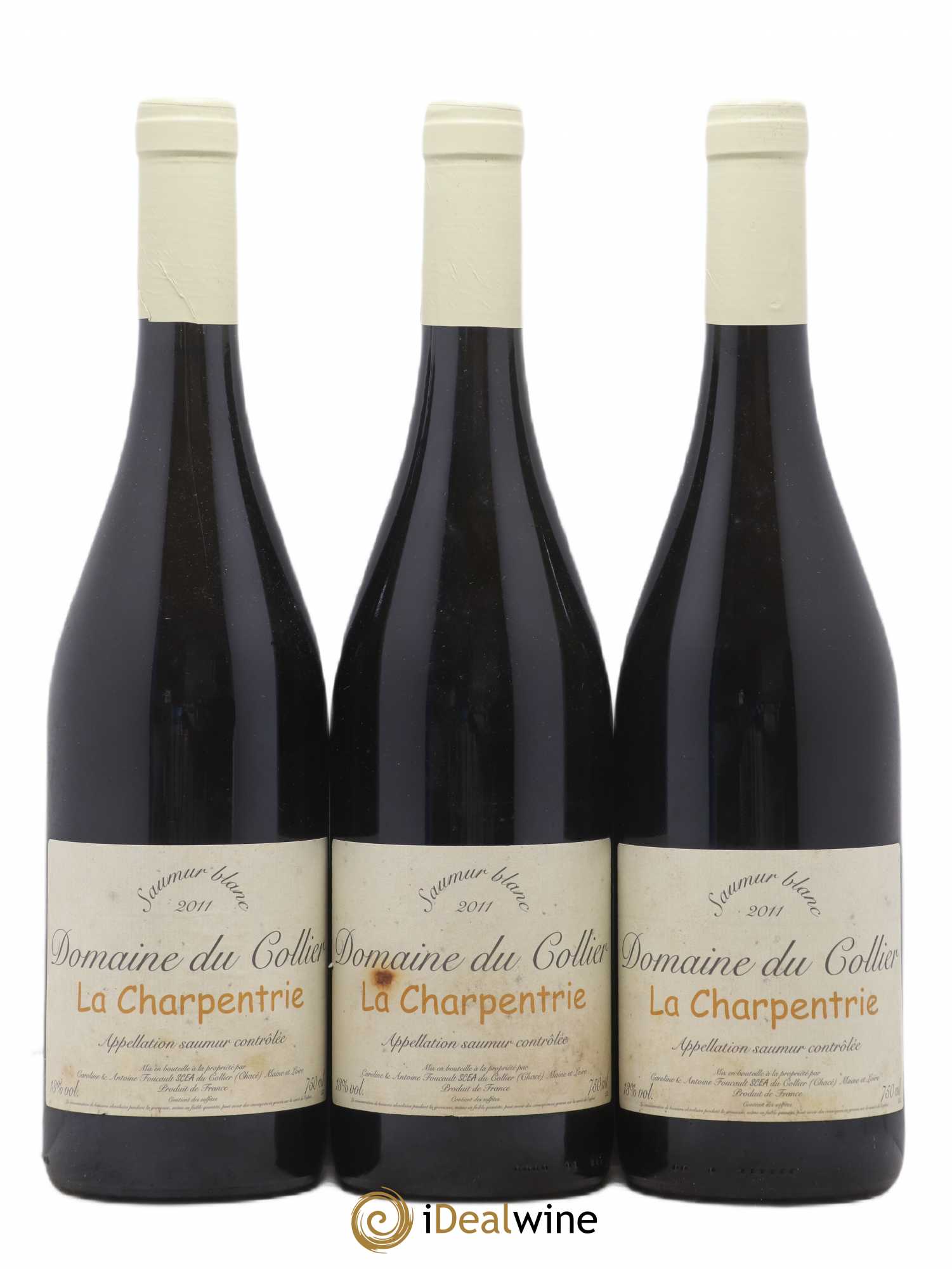 Saumur La Charpentrie Domaine du Collier 2011 - Posten von 3 Flaschen - 0