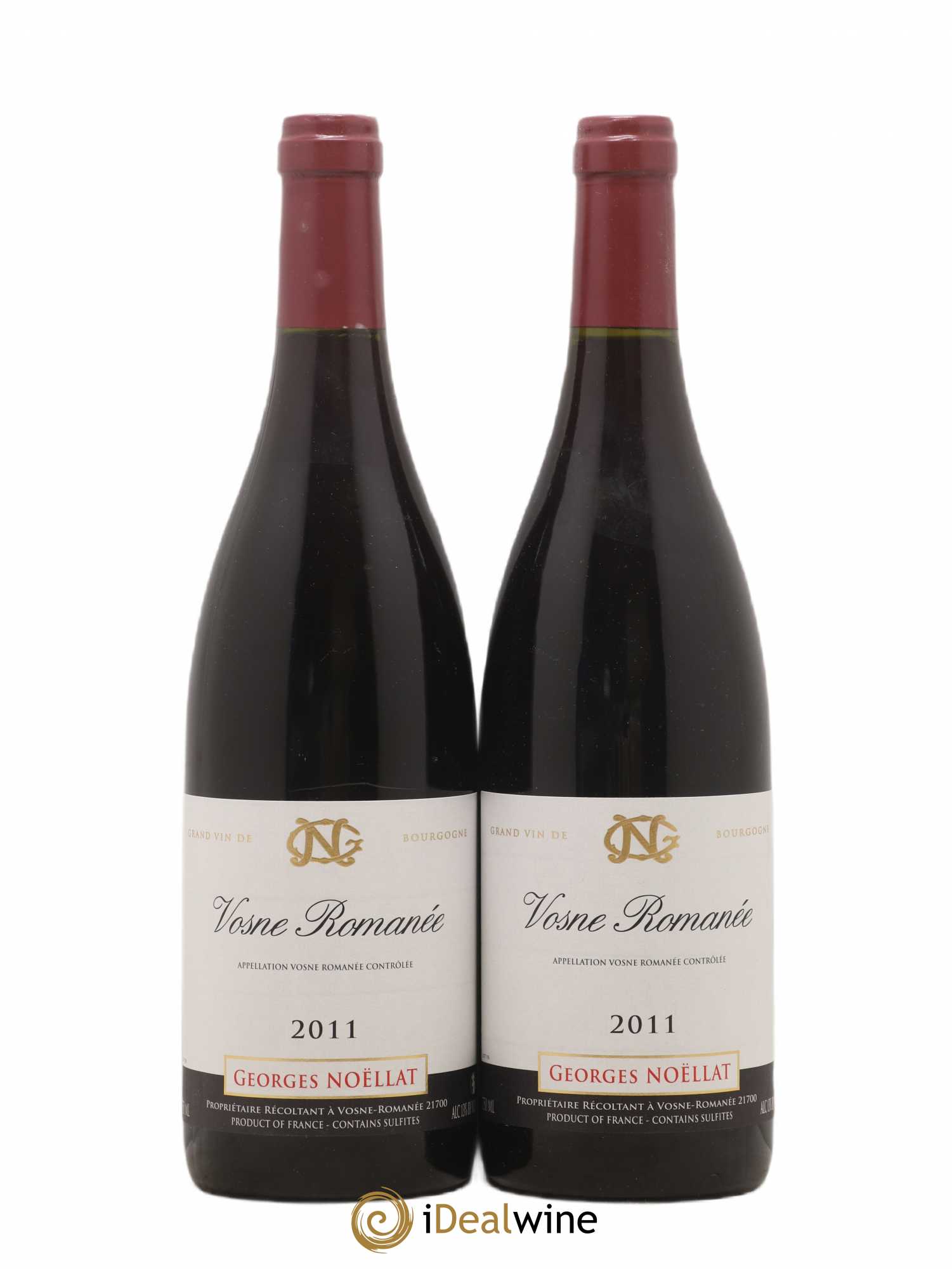 Vosne-Romanée Georges Noëllat (Domaine) 2011 - Lot de 2 bouteilles - 0