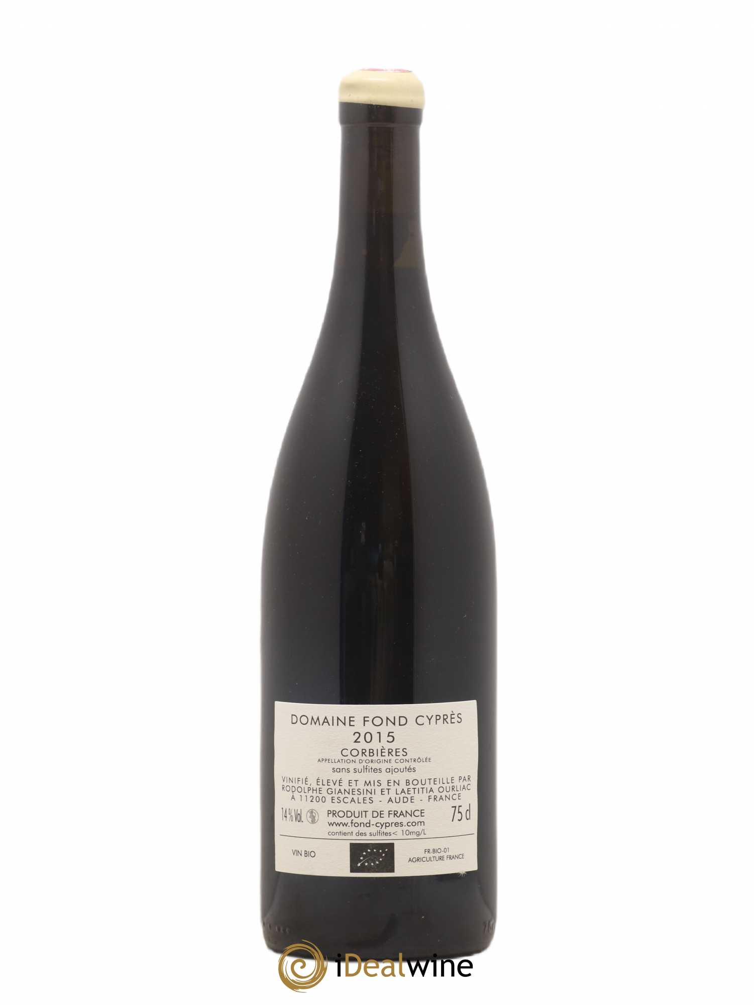 Corbières Fond Cypres Hebe 2015 - Posten von 1 Flasche - 1