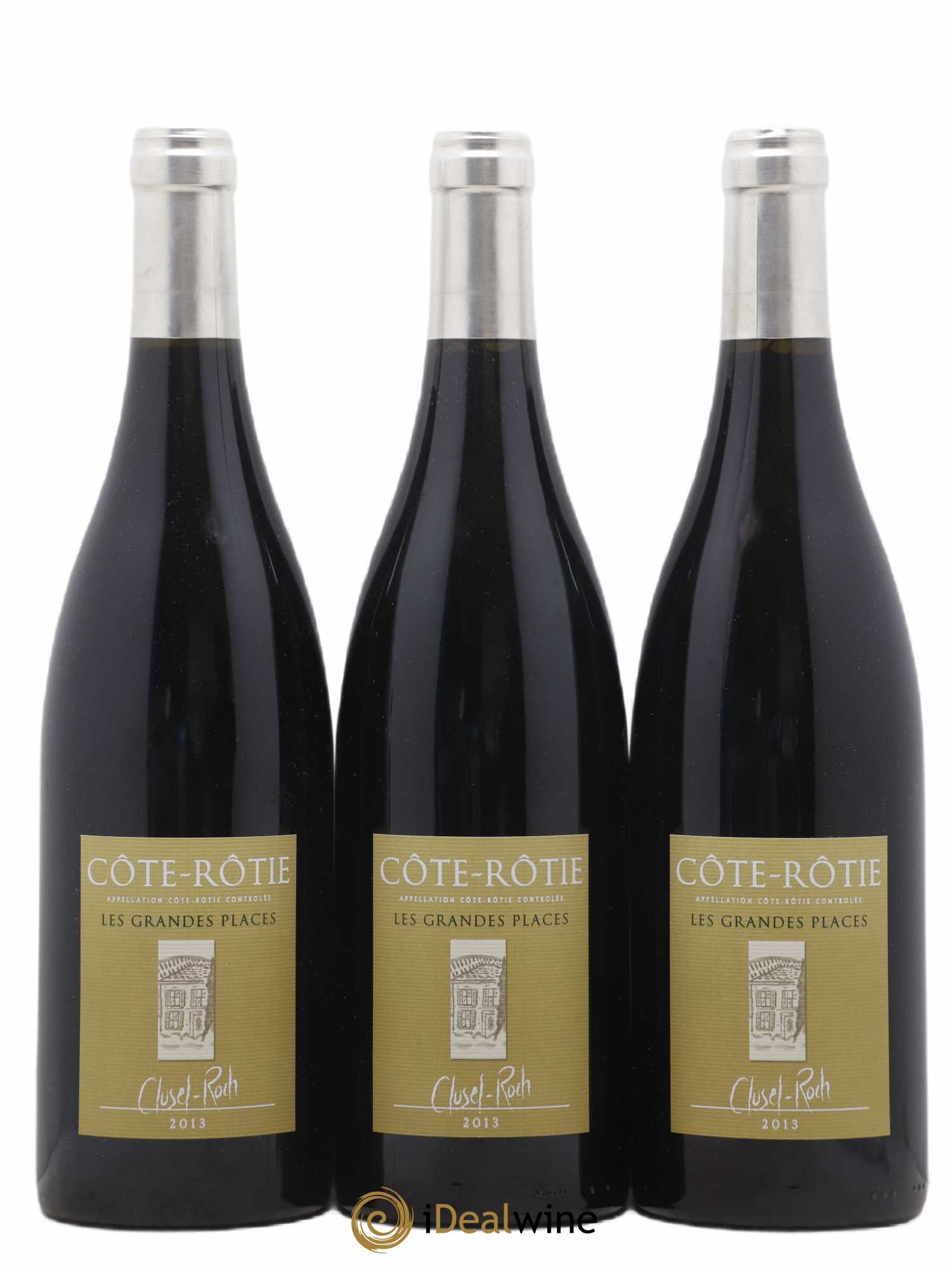 Côte-Rôtie Les Grandes Places Clusel-Roch 2013 - Lot de 3 bouteilles - 0