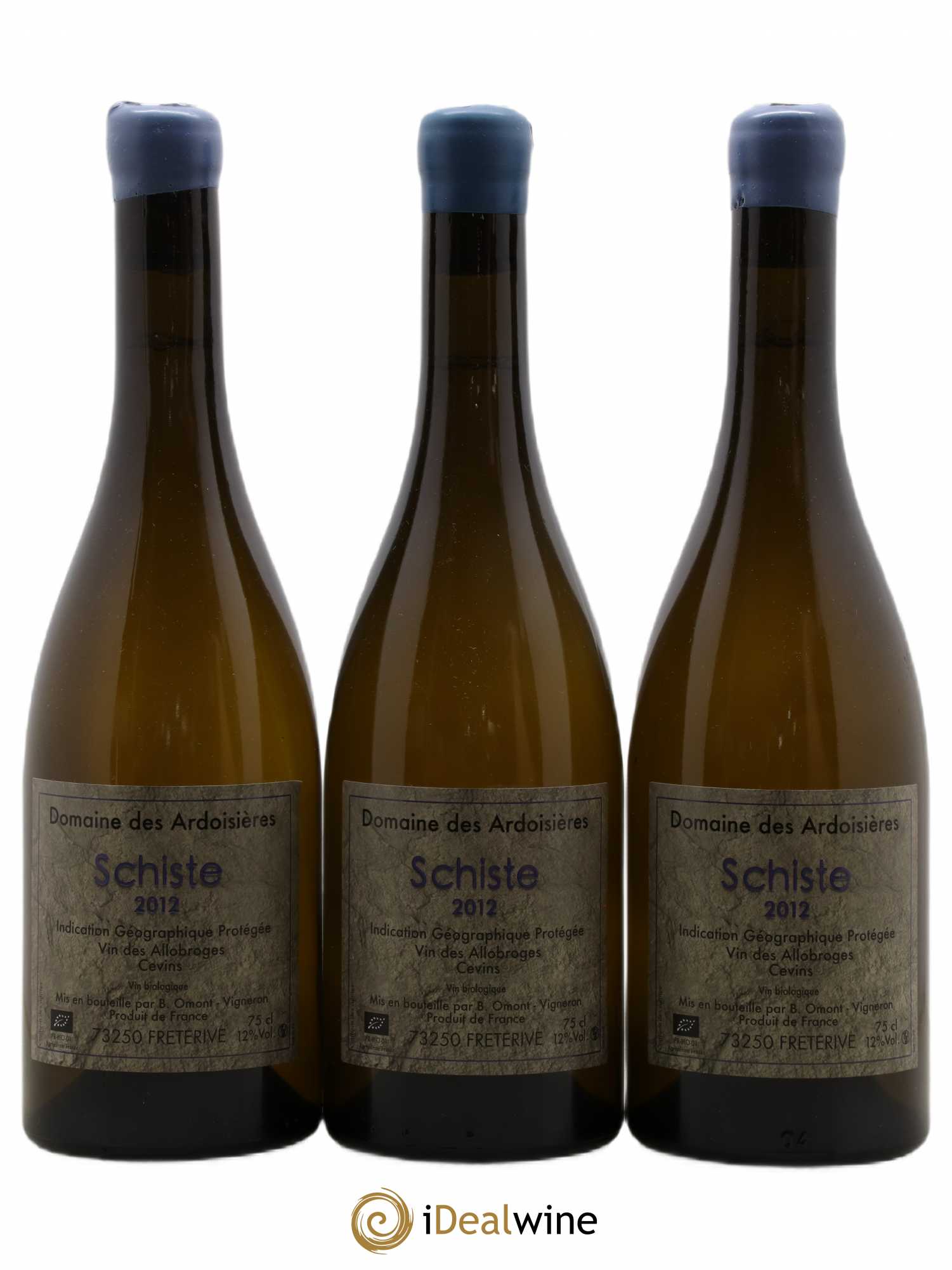 Vin des Allobroges Cevins Schiste Ardoisières (Domaine des) 2012 - Lot de 3 bouteilles - 0