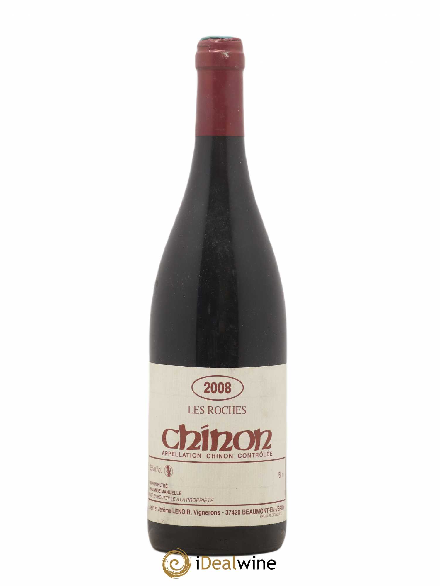 Chinon Les Roches Lenoir (Domaine) 2008 - Lot de 1 bouteille - 0