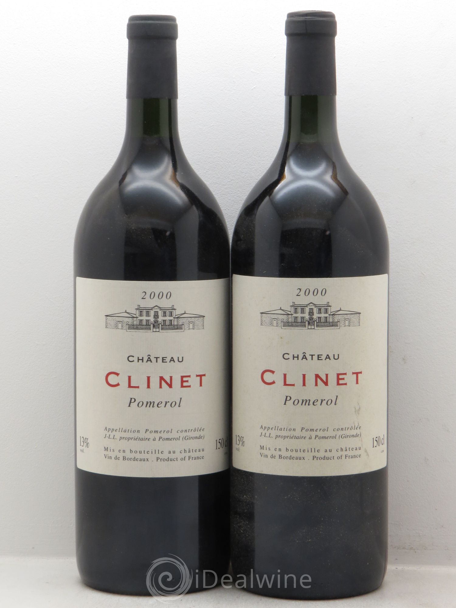 Château Clinet 2000 - Lot de 2 magnums - 0