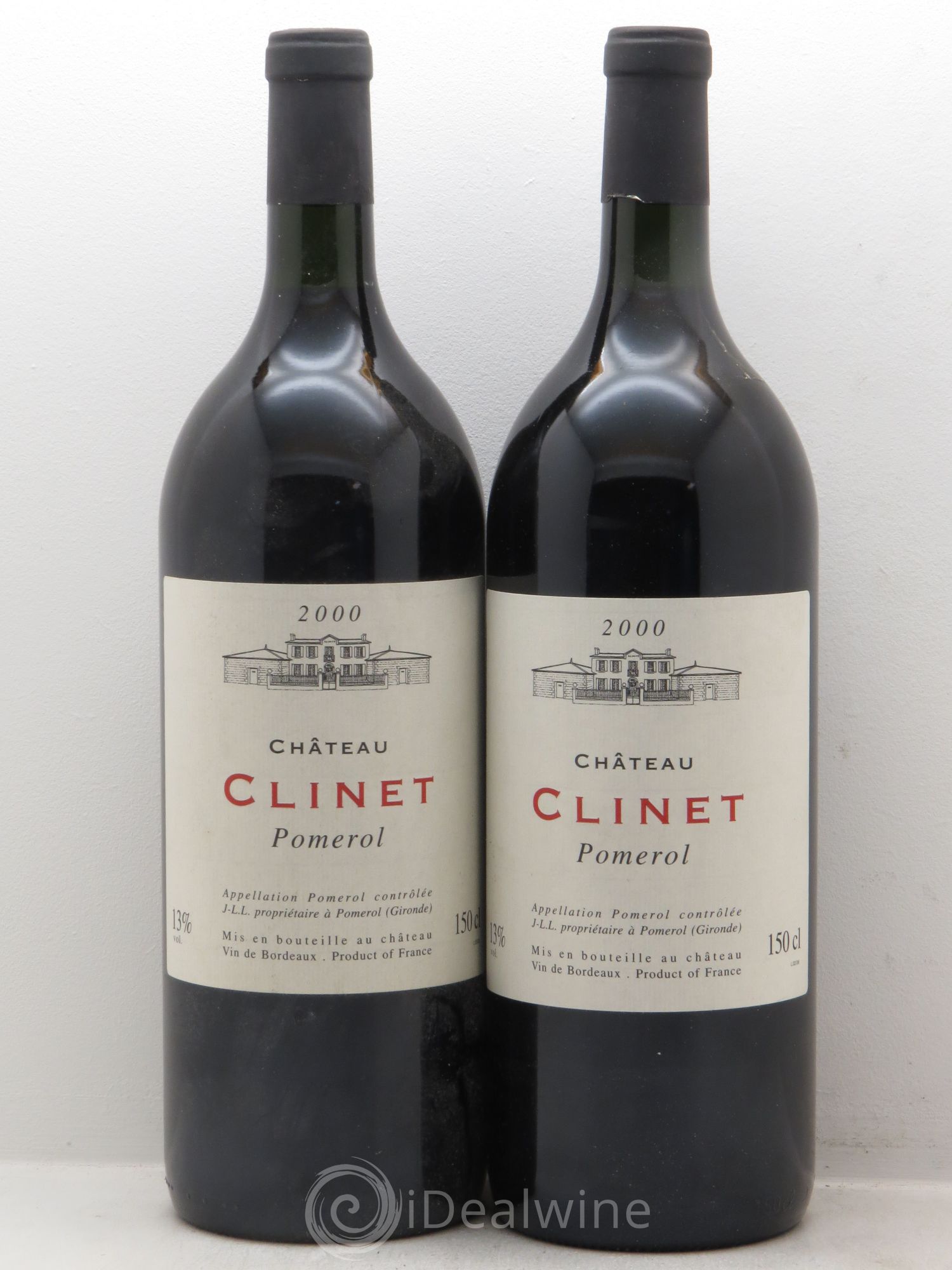 Château Clinet 2000 - Posten von 2 Magnum - 0