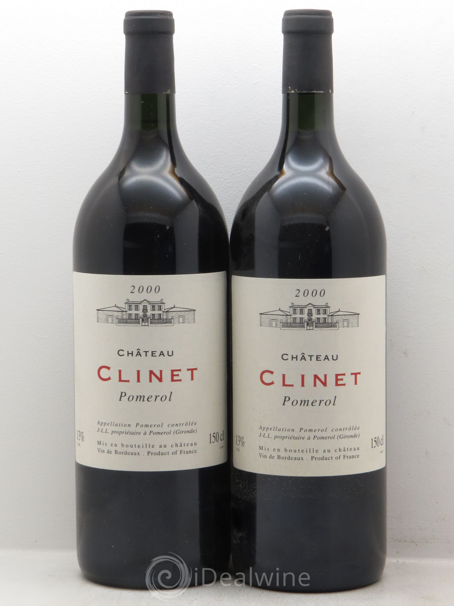 Château Clinet 2000 - Lot de 2 magnums - 0