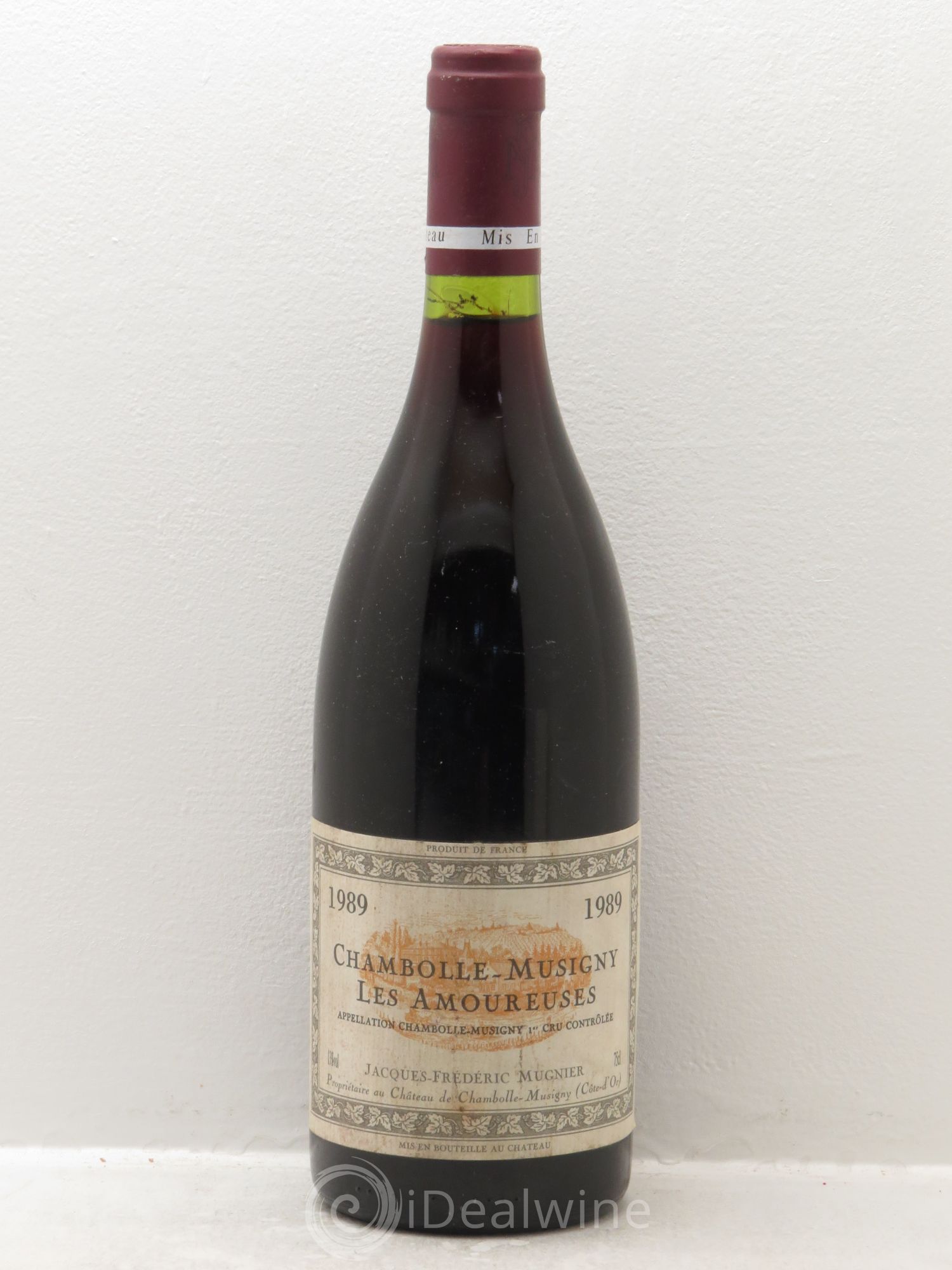 Chambolle-Musigny 1er Cru Les Amoureuses Jacques-Frédéric Mugnier 1989 - Lot de 1 bouteille - 0