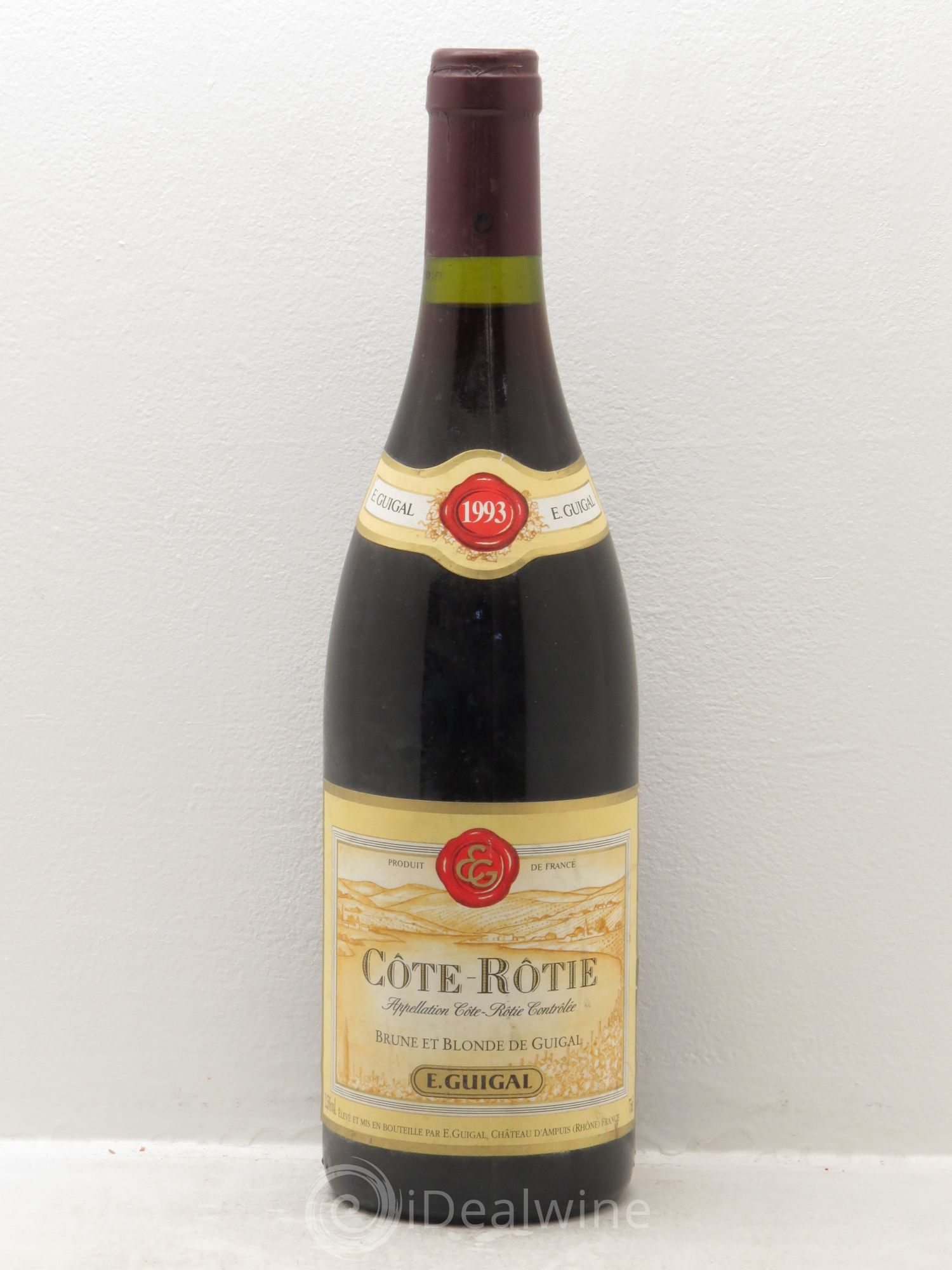 Côte-Rôtie Côtes Brune et Blonde Guigal 1993 - Lot de 1 bouteille - 0