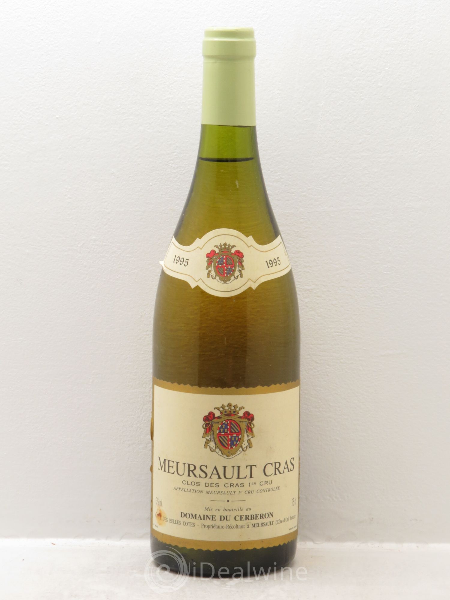 Meursault 1er Cru Clos des Cras - Domaine du Cerberon 1995 - Posten von 6 Flaschen - 0