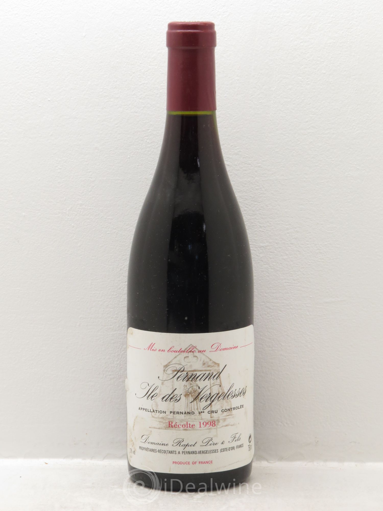 Pernand-Vergelesses 1er Cru 1998 - Lot de 6 bouteilles - 0