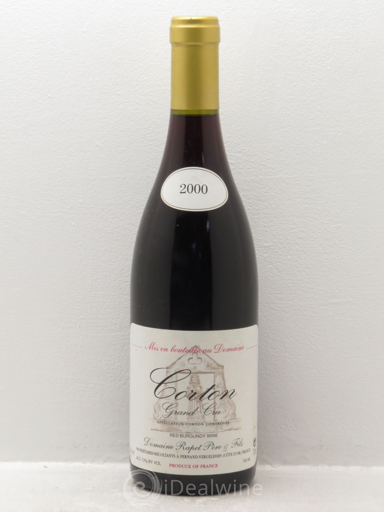 Corton Grand Cru 2000 - Lot de 6 bouteilles - 0