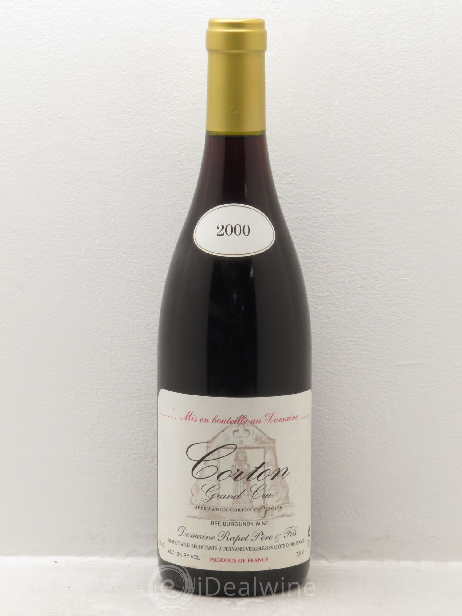 Corton Grand Cru 2000 - Lot de 6 bouteilles - 0