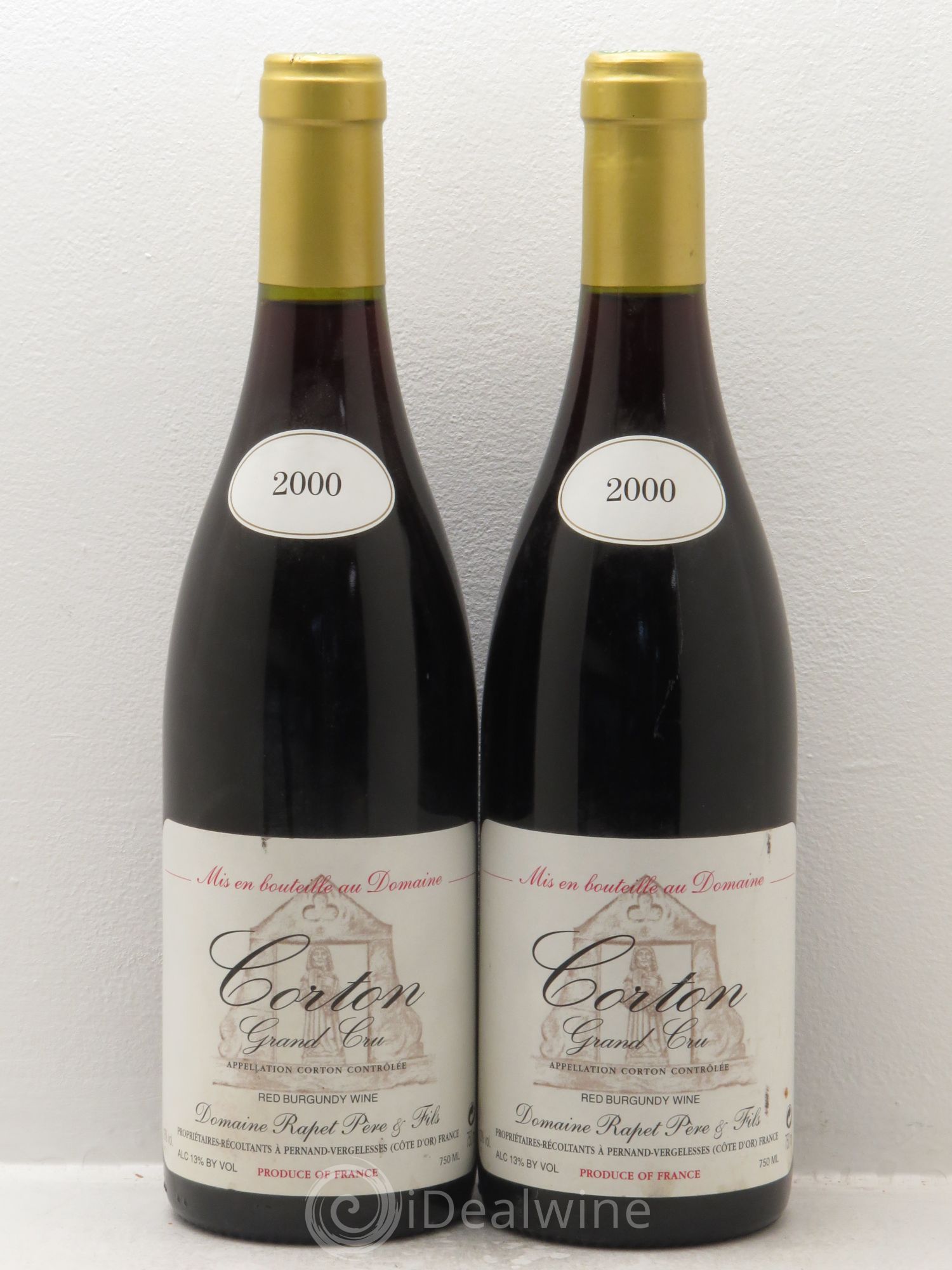 Corton Grand Cru 2000 - Lot de 2 bouteilles - 0