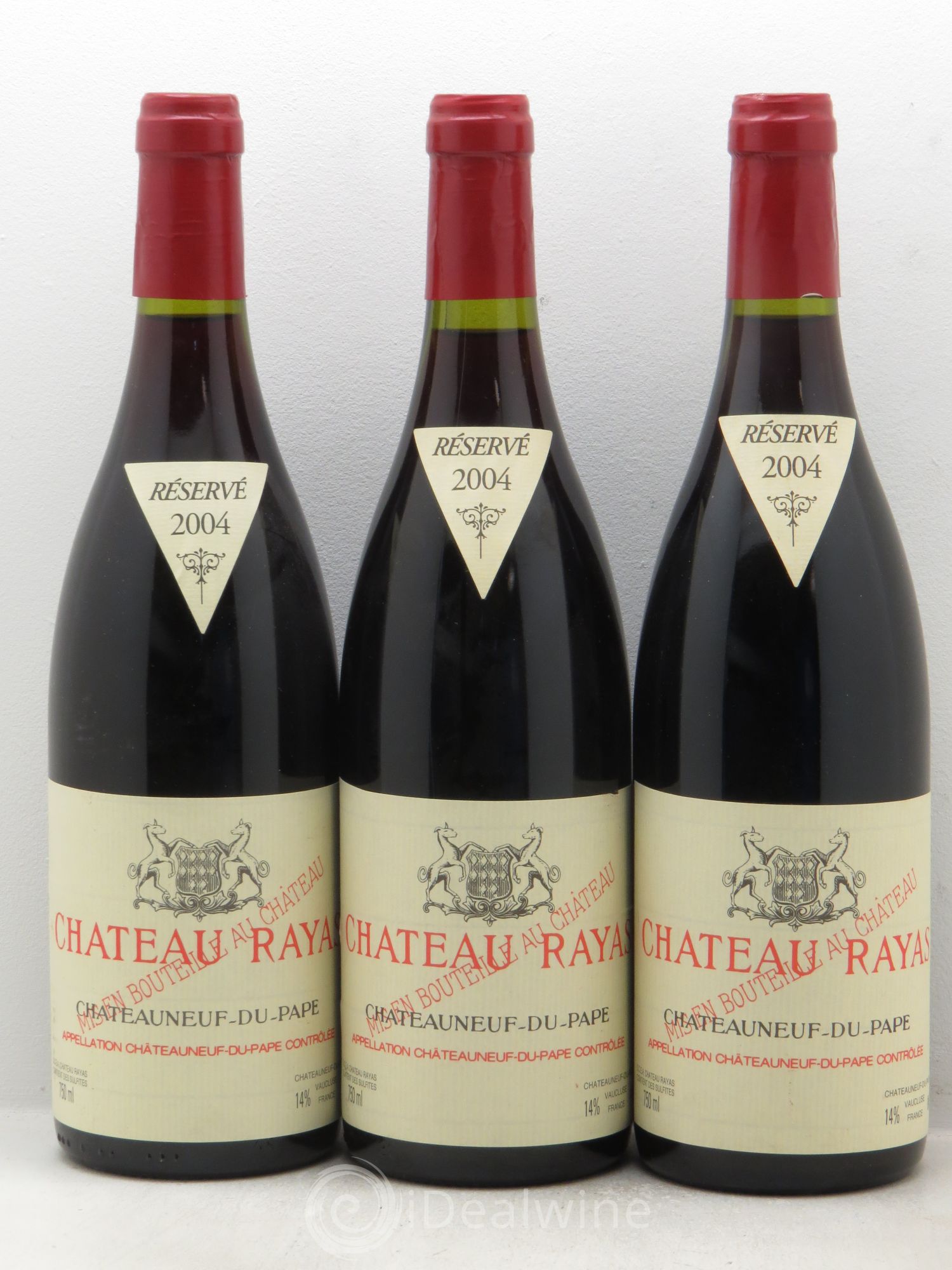 Châteauneuf-du-Pape Château Rayas Emmanuel Reynaud 2004 - Lot de 3 bouteilles - 0