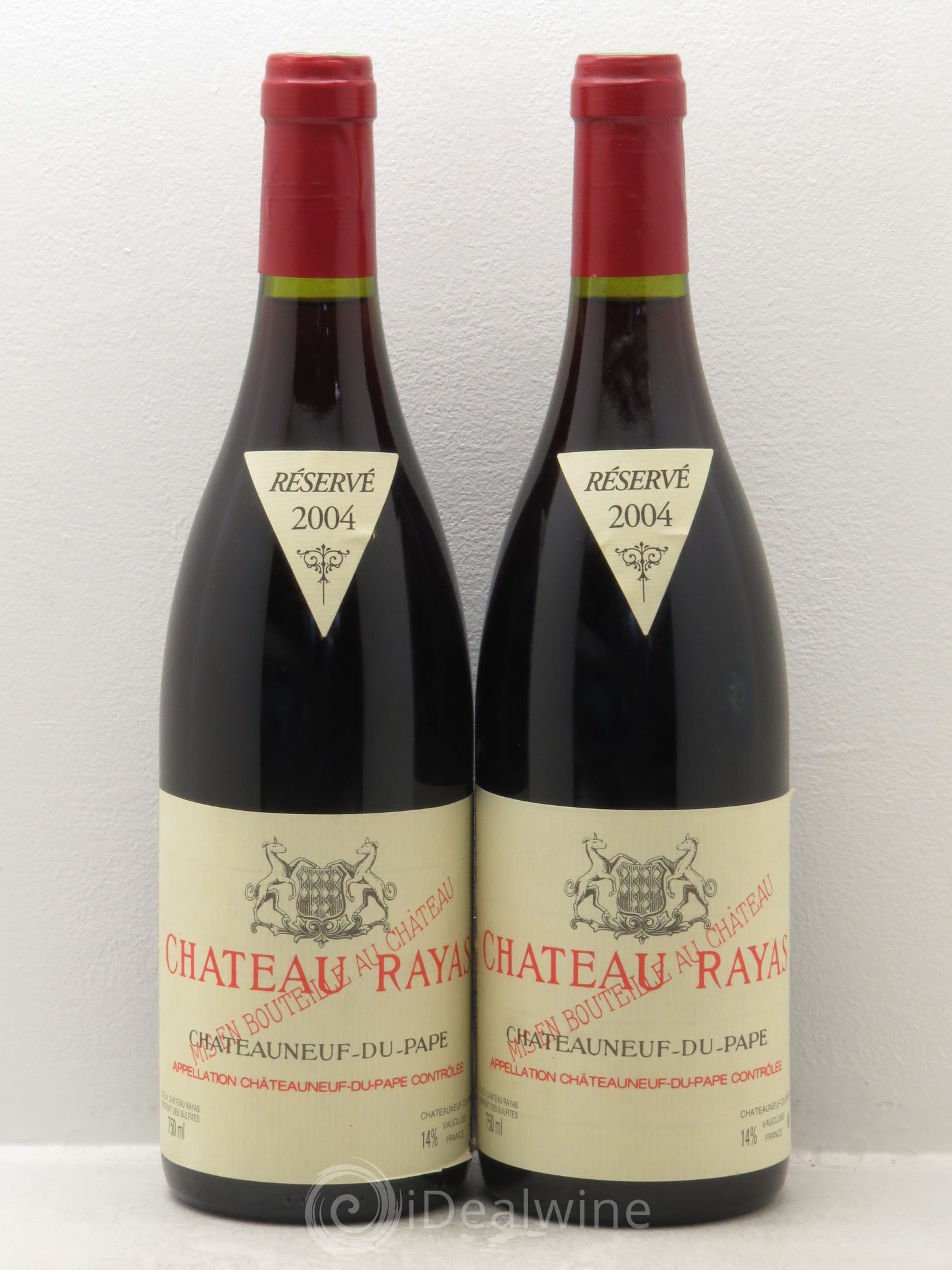 Châteauneuf-du-Pape Pignan Emmanuel Reynaud 2004 - Lot de 2 bouteilles - 0
