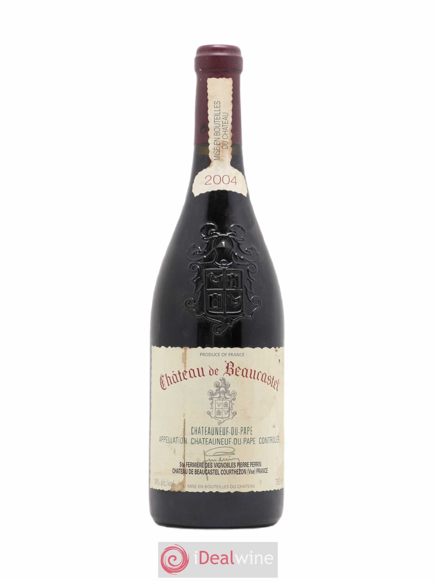 Châteauneuf-du-Pape Château de Beaucastel Famille Perrin 2004 - Lot de 1 bouteille - 0