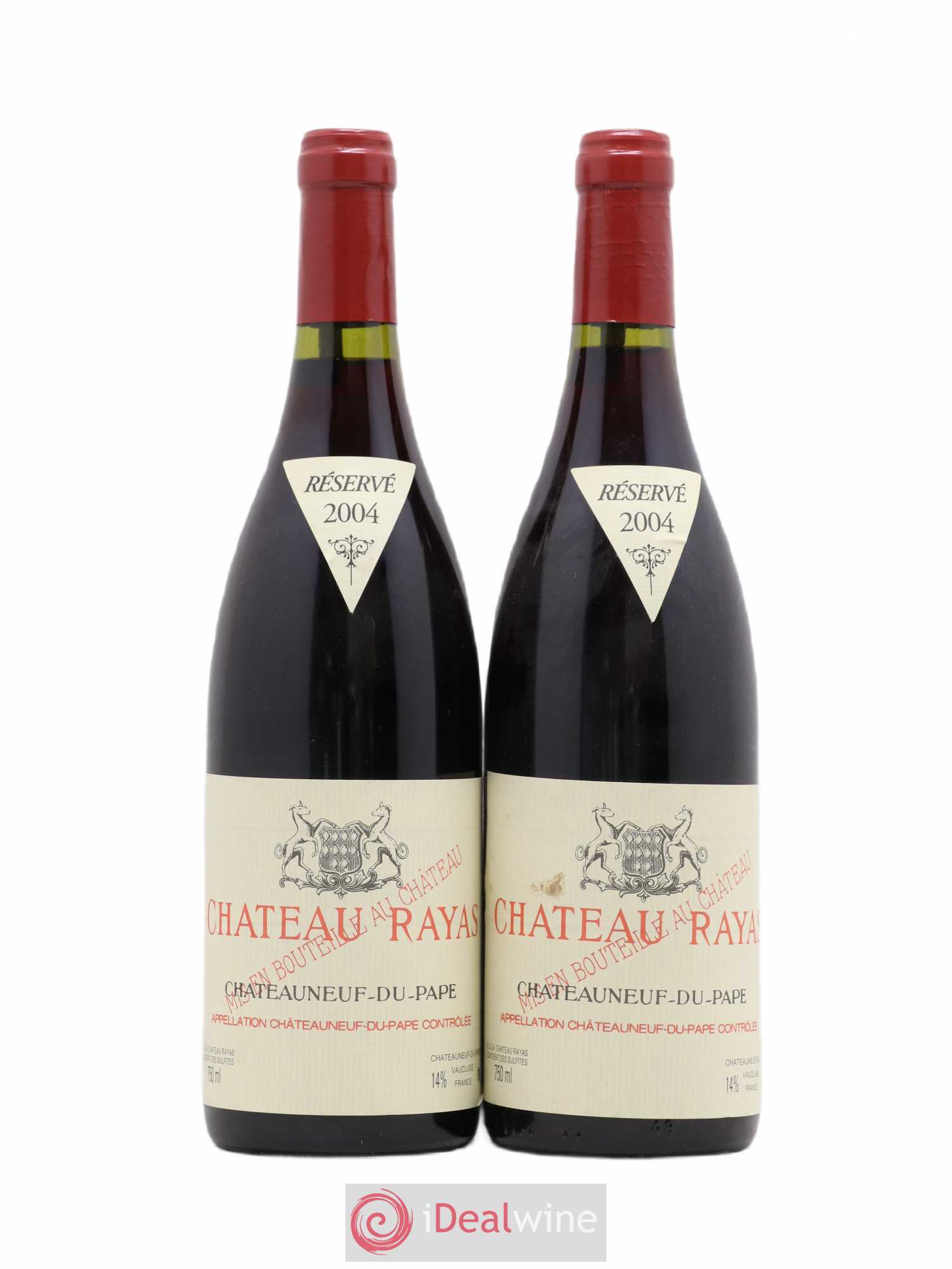 Châteauneuf-du-Pape Château Rayas Emmanuel Reynaud 2004 - Lot de 2 bouteilles - 0