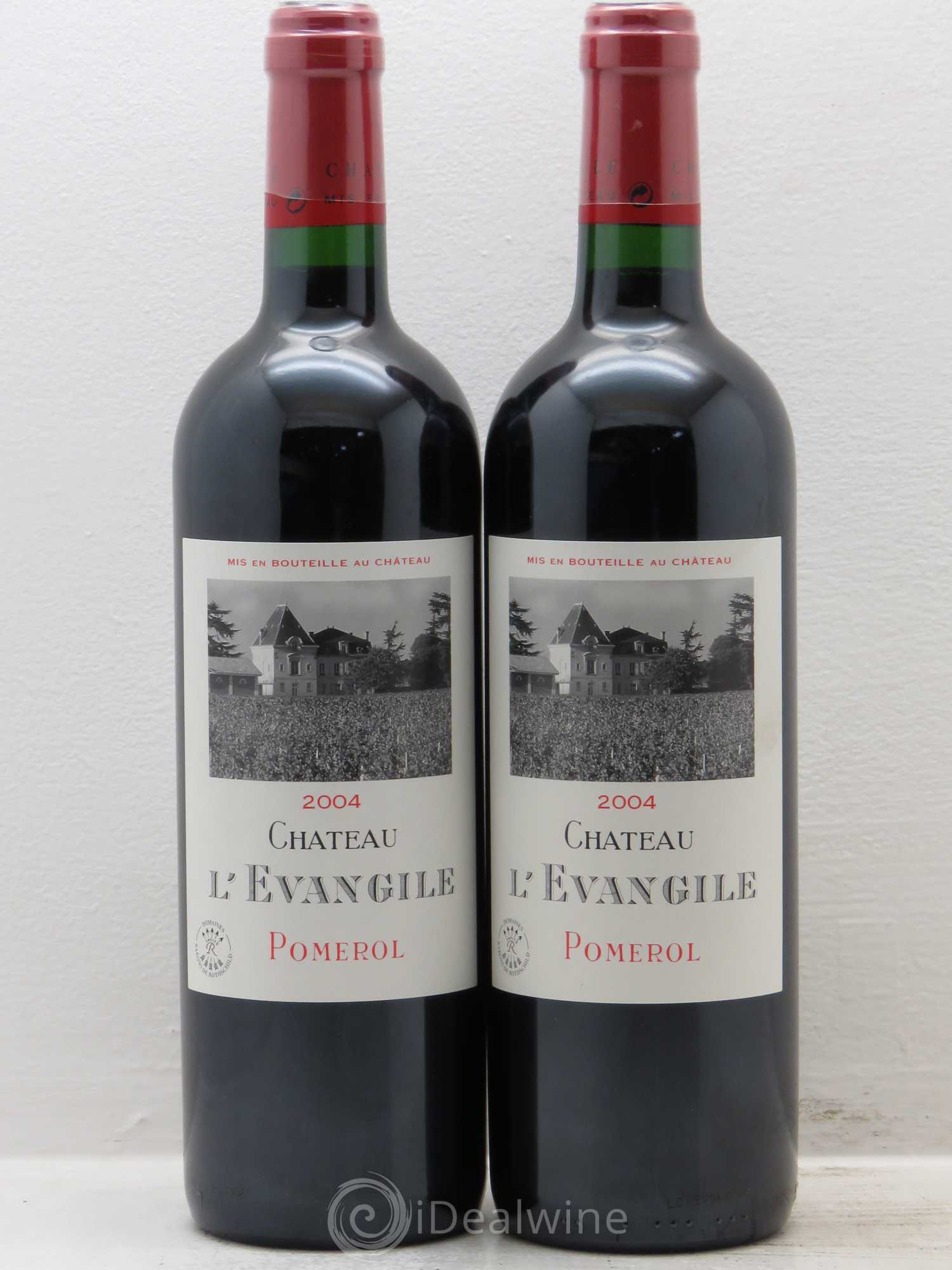 Château l' Évangile 2004 - Lot de 2 bouteilles - 0