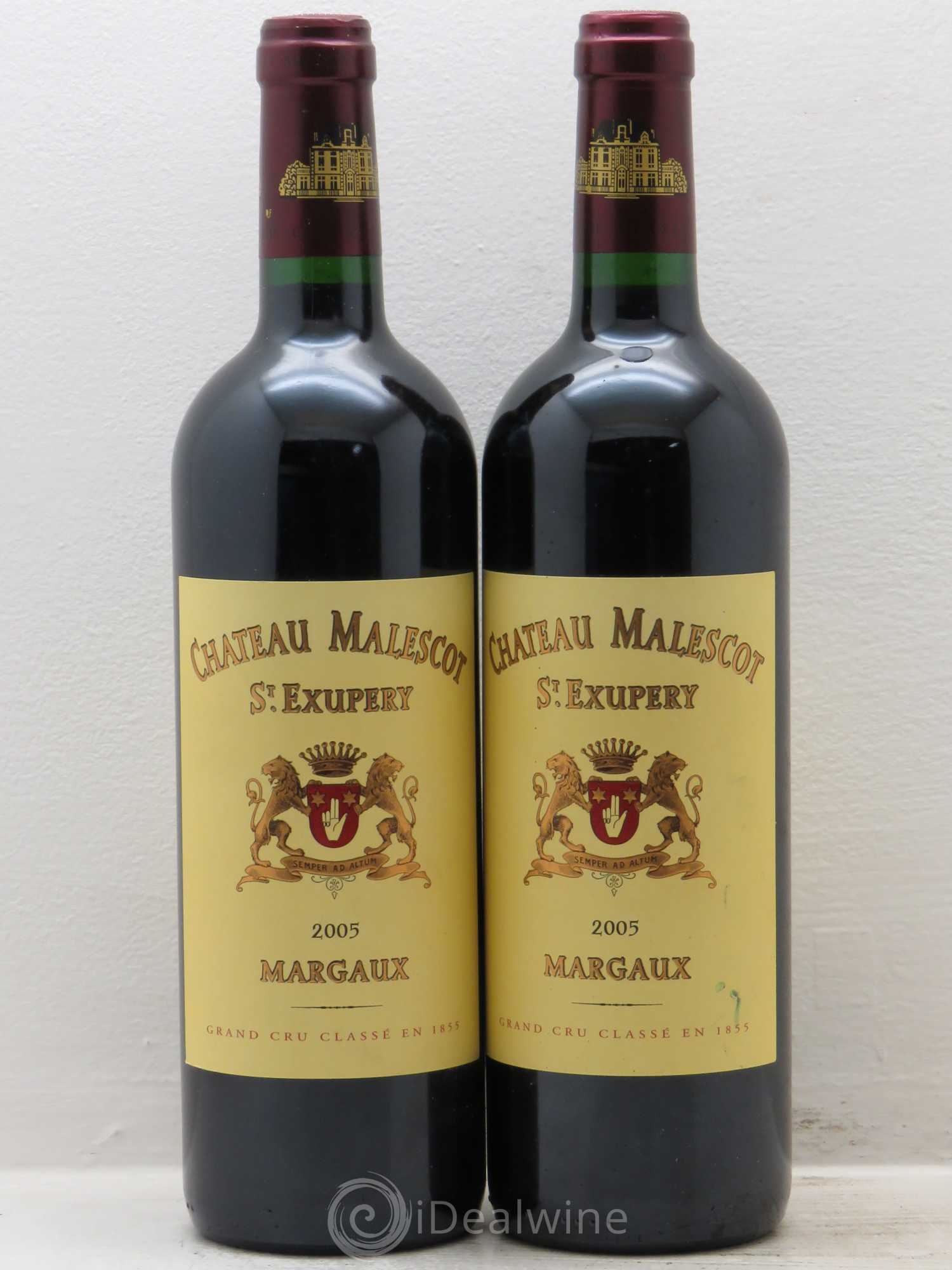 Château Malescot Saint-Exupéry 3ème Grand Cru Classé 2005 - Lot de 2 bouteilles - 0