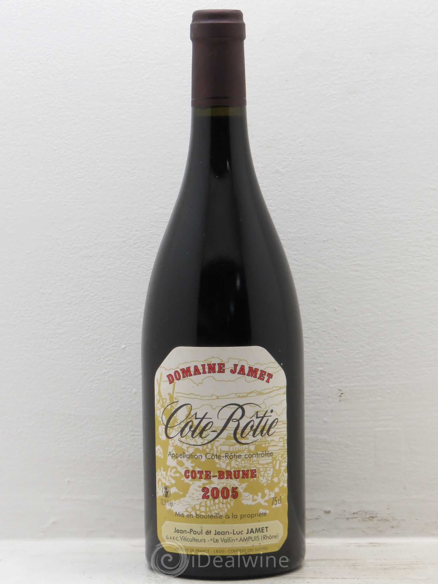 Côte-Rôtie Côte Brune Jamet (Domaine) 2005 - Lot de 1 bouteille - 0