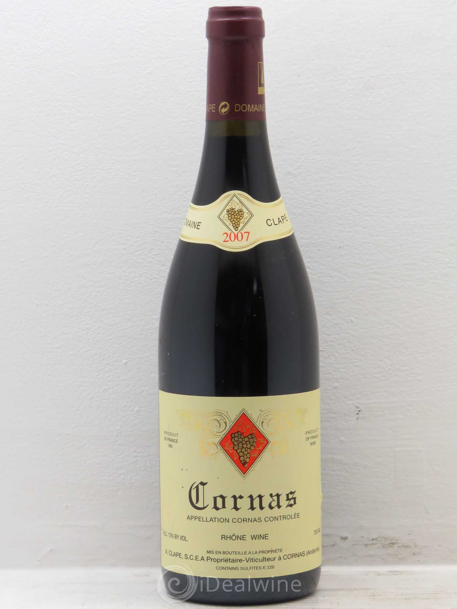 Cornas Auguste Clape 2007 - Lot de 1 bouteille - 0