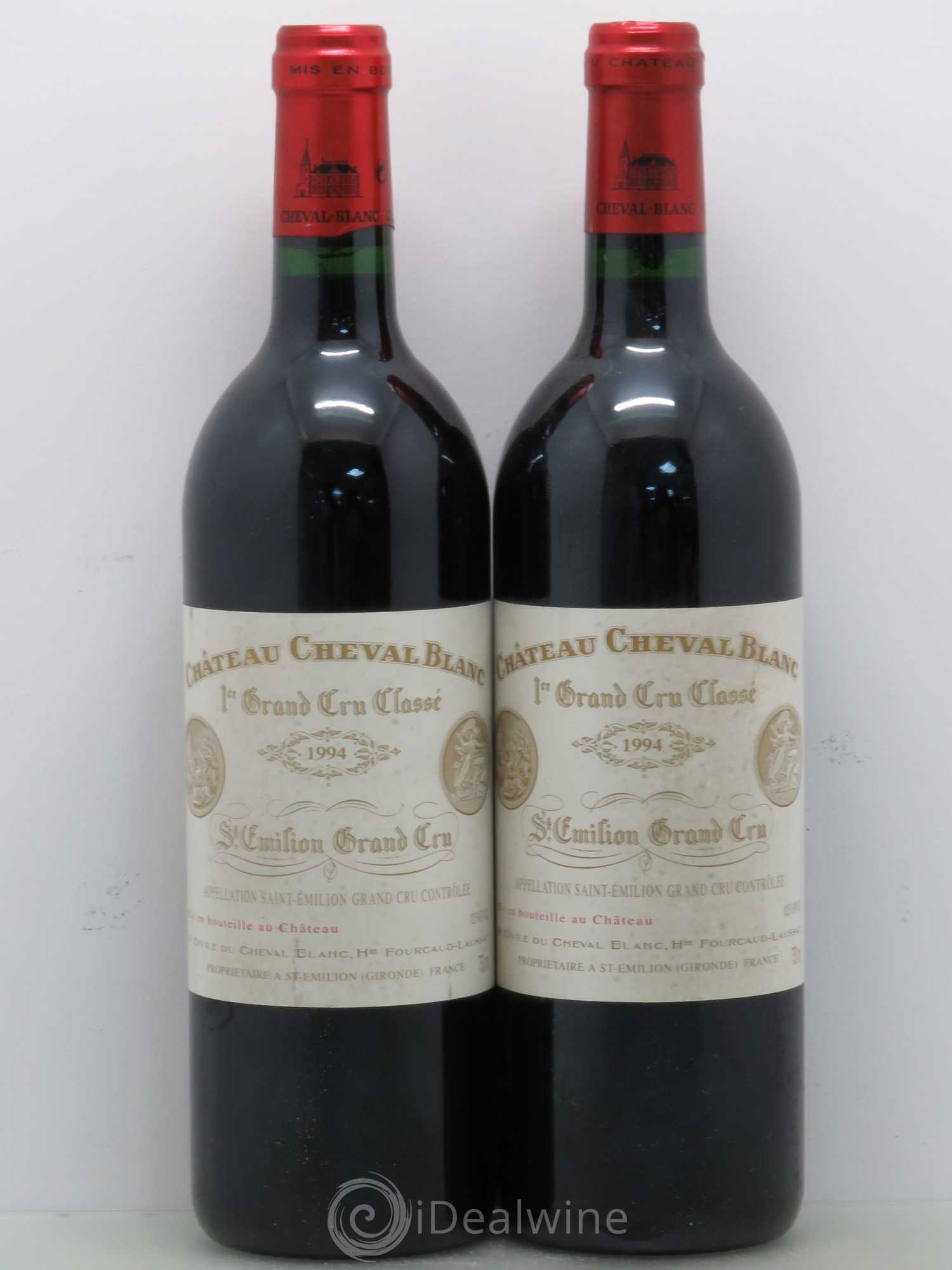 Château Cheval Blanc 1er Grand Cru Classé A 1994 - Lot de 2 bouteilles - 0