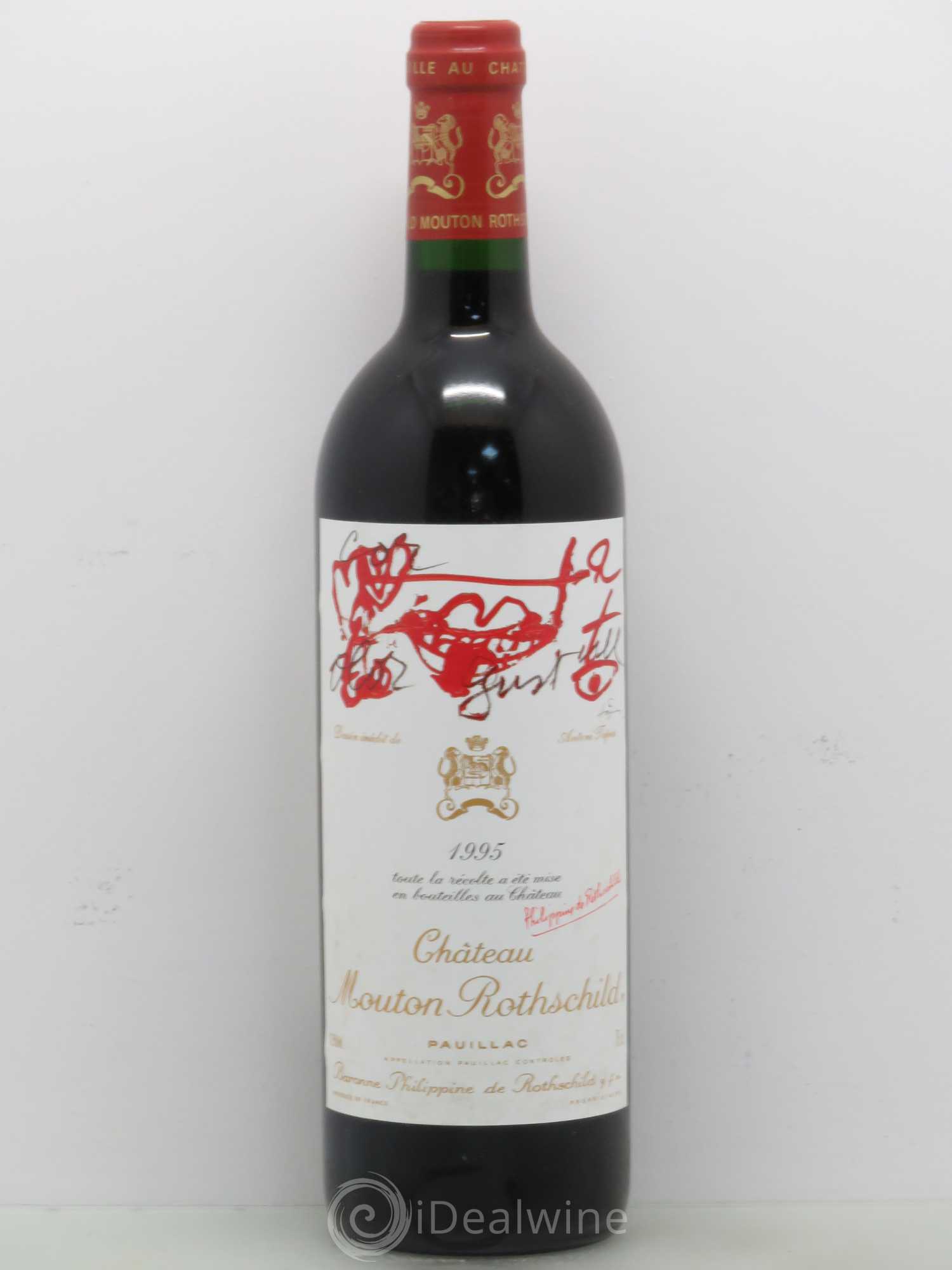 Château Mouton Rothschild 1er Grand Cru Classé 1995 - Lot de 1 bouteille - 0