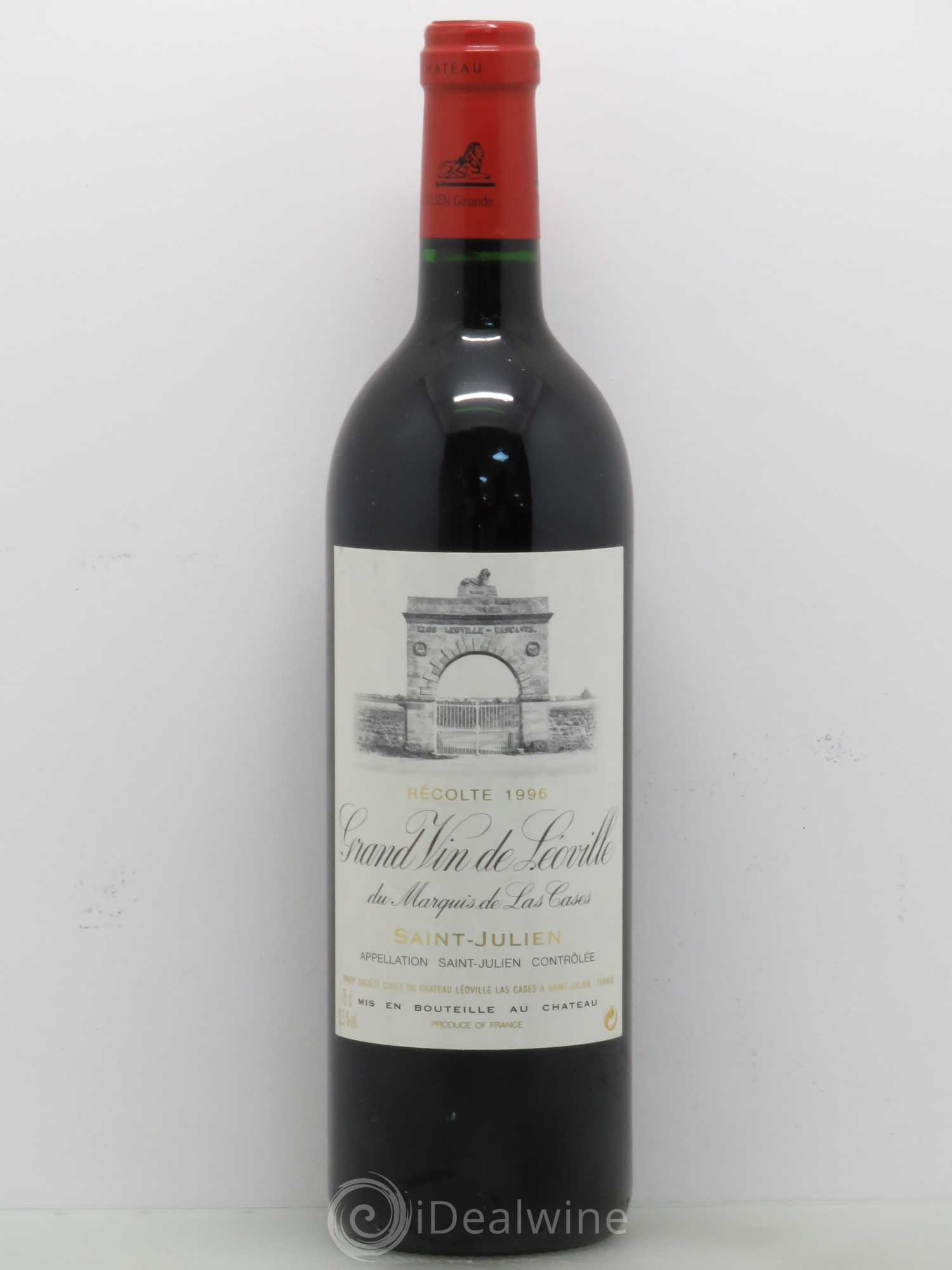 Château Léoville Las Cases 2ème Grand Cru Classé 1996 - Lot de 1 bouteille - 0