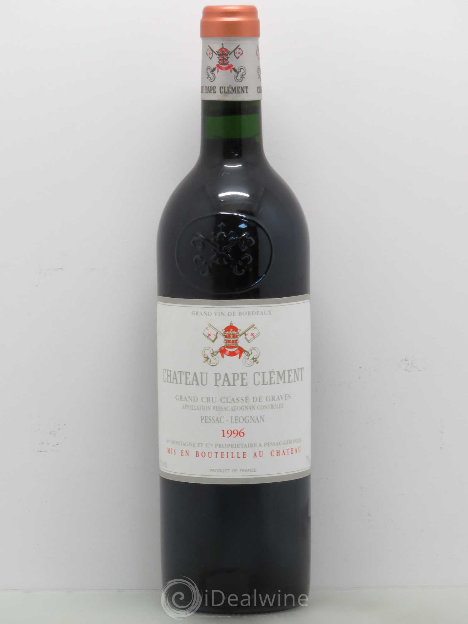 Château Pape Clément Cru Classé de Graves 1996 - Lot de 1 bouteille - 0