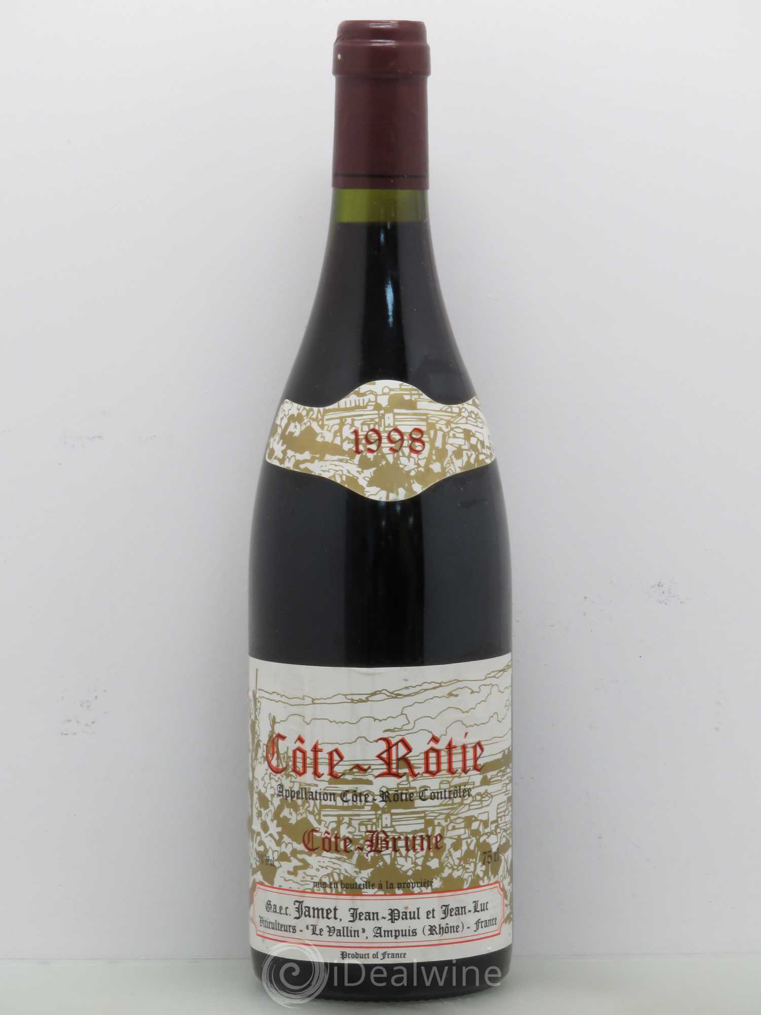 Côte-Rôtie Côte Brune Jamet (Domaine) 1998 - Lot de 1 bouteille - 0