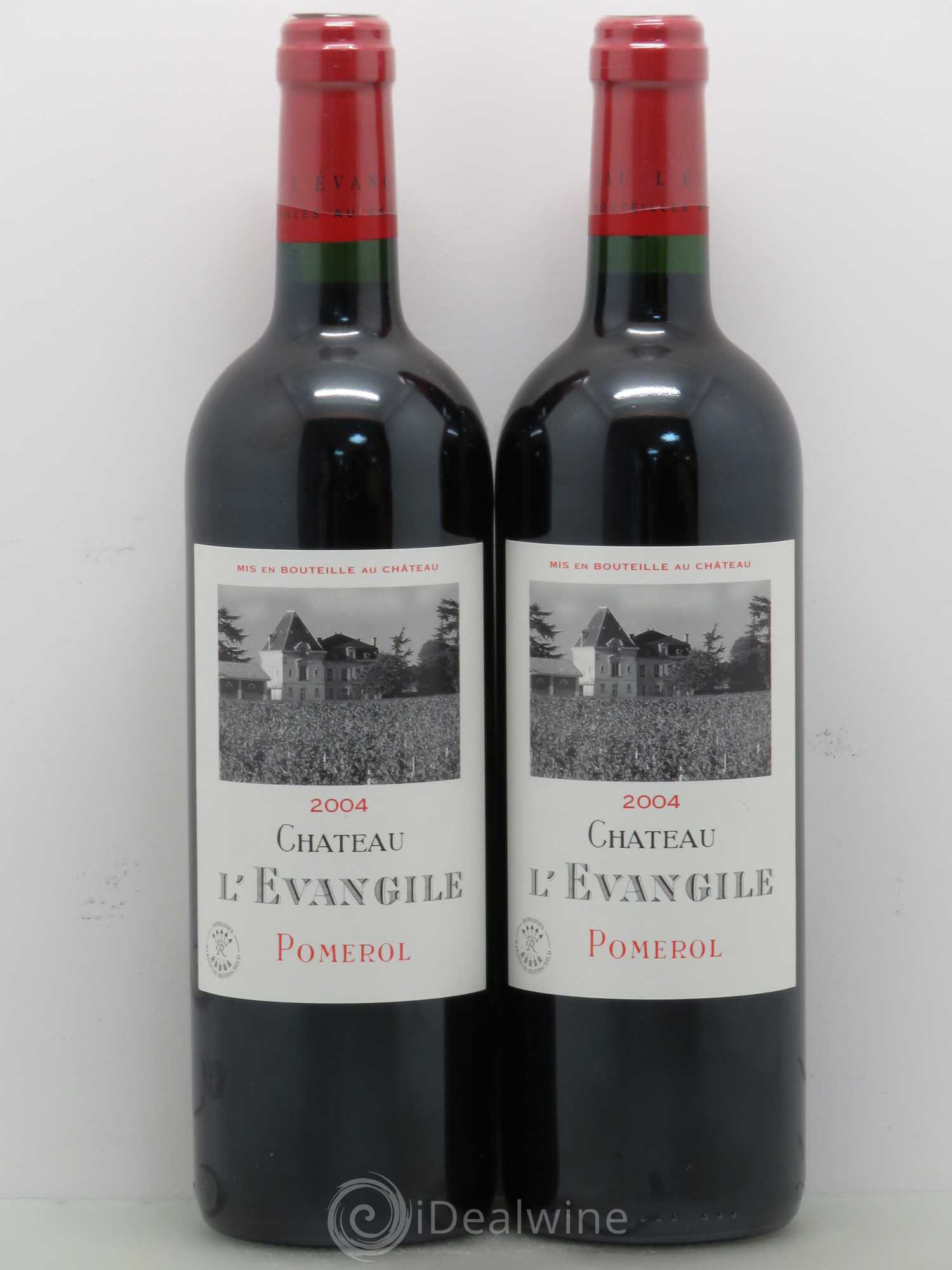 Château l' Évangile 2004 - Lot de 2 bouteilles - 0