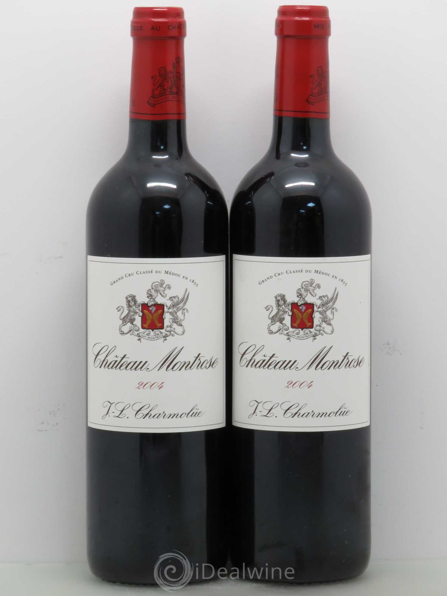 Château Montrose 2ème Grand Cru Classé 2004 - Lot de 2 bouteilles - 0