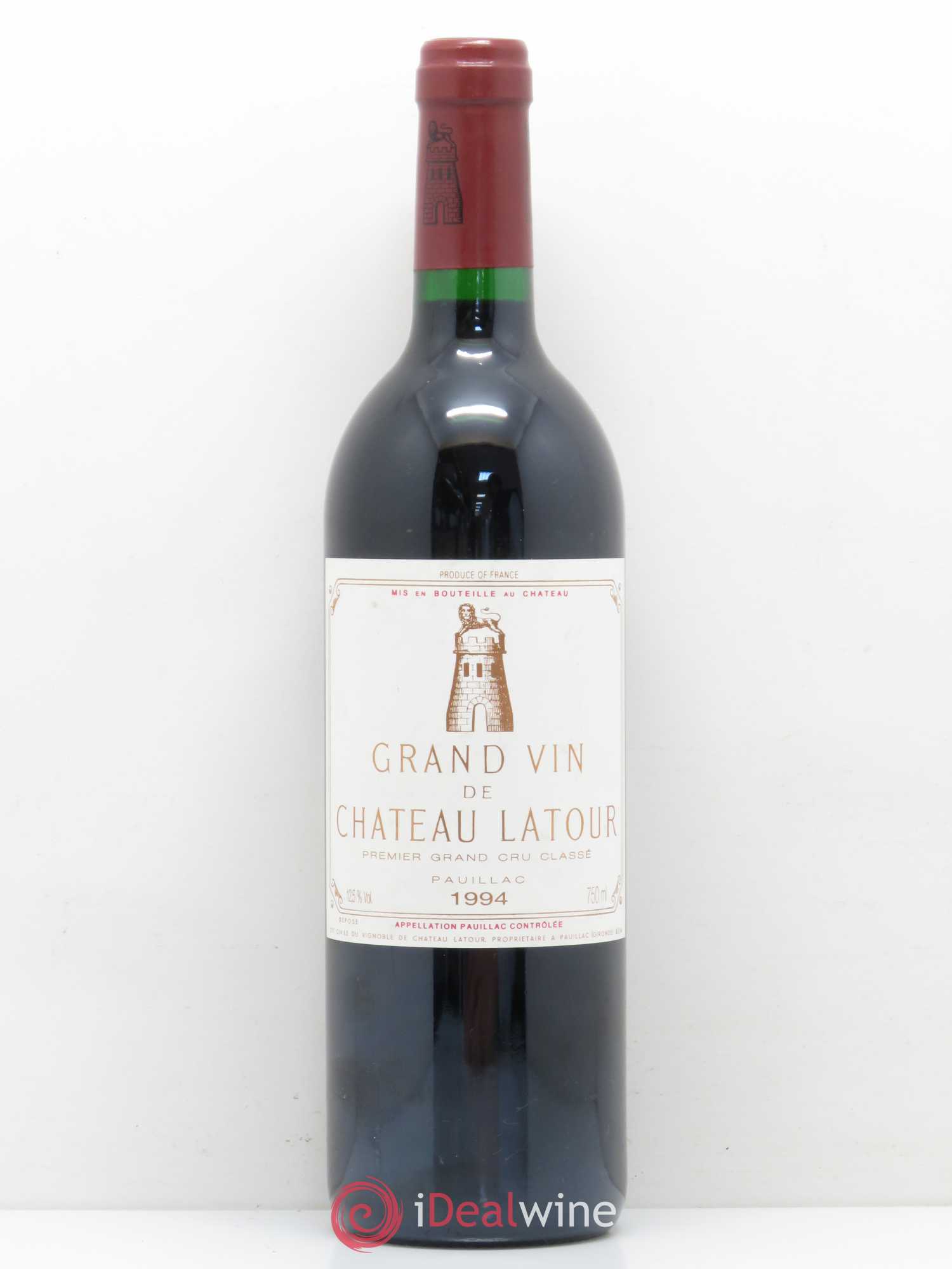 Château Latour 1er Grand Cru Classé 1994 - Lot de 1 bouteille - 0