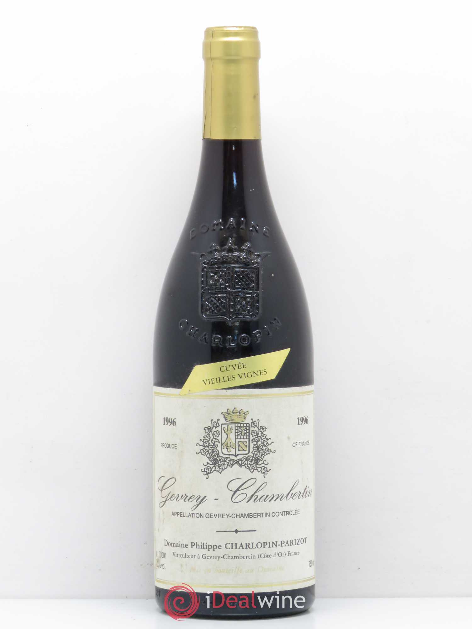 Gevrey-Chambertin Vieilles Vignes Charlopin Parizot 1996 - Posten von 1 Flasche - 0