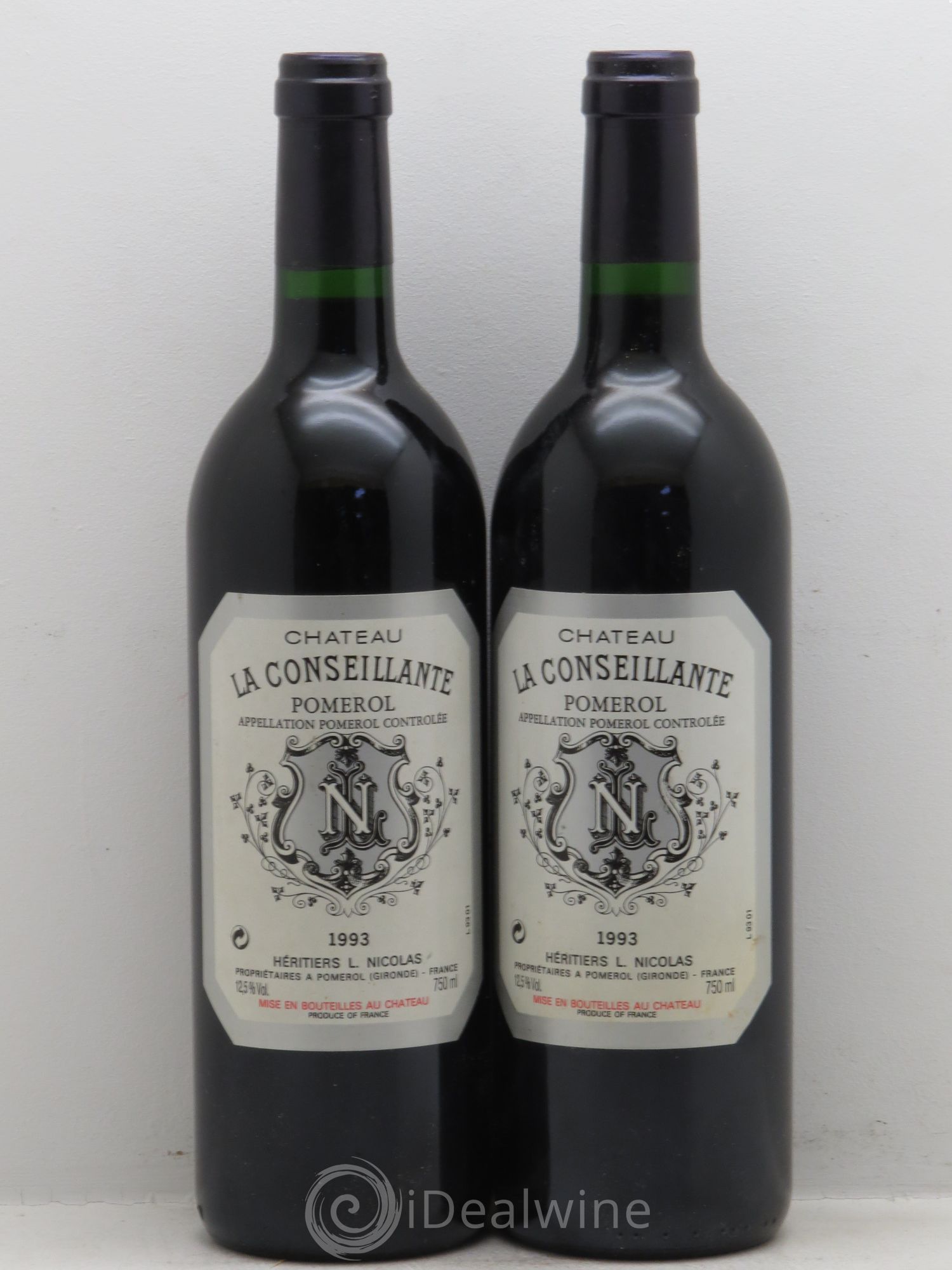 Château la Conseillante 1993 - Lot de 2 bouteilles - 0
